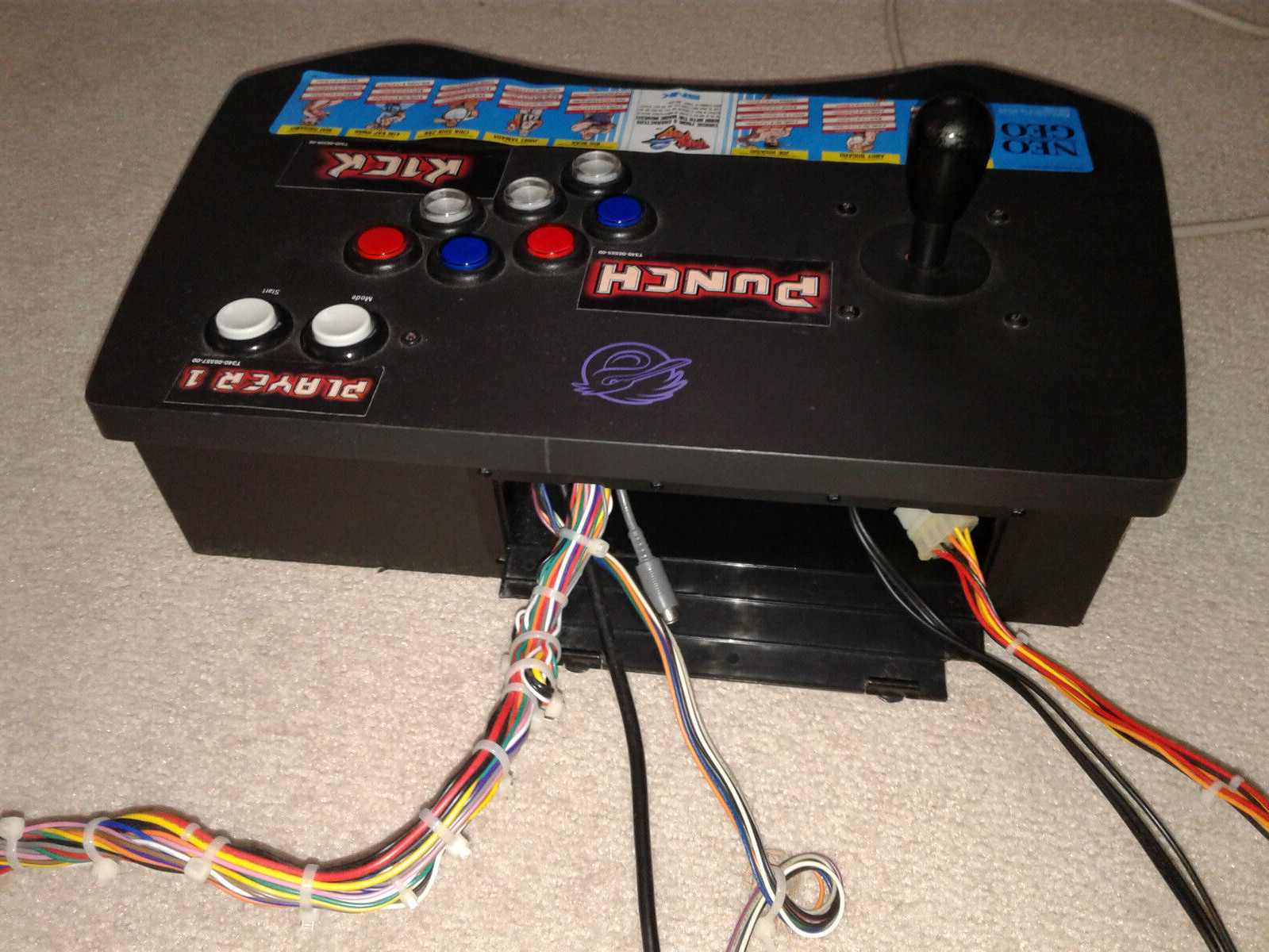 Used, custom built JAMMA arcade supergun for PCB boards – home arcade system