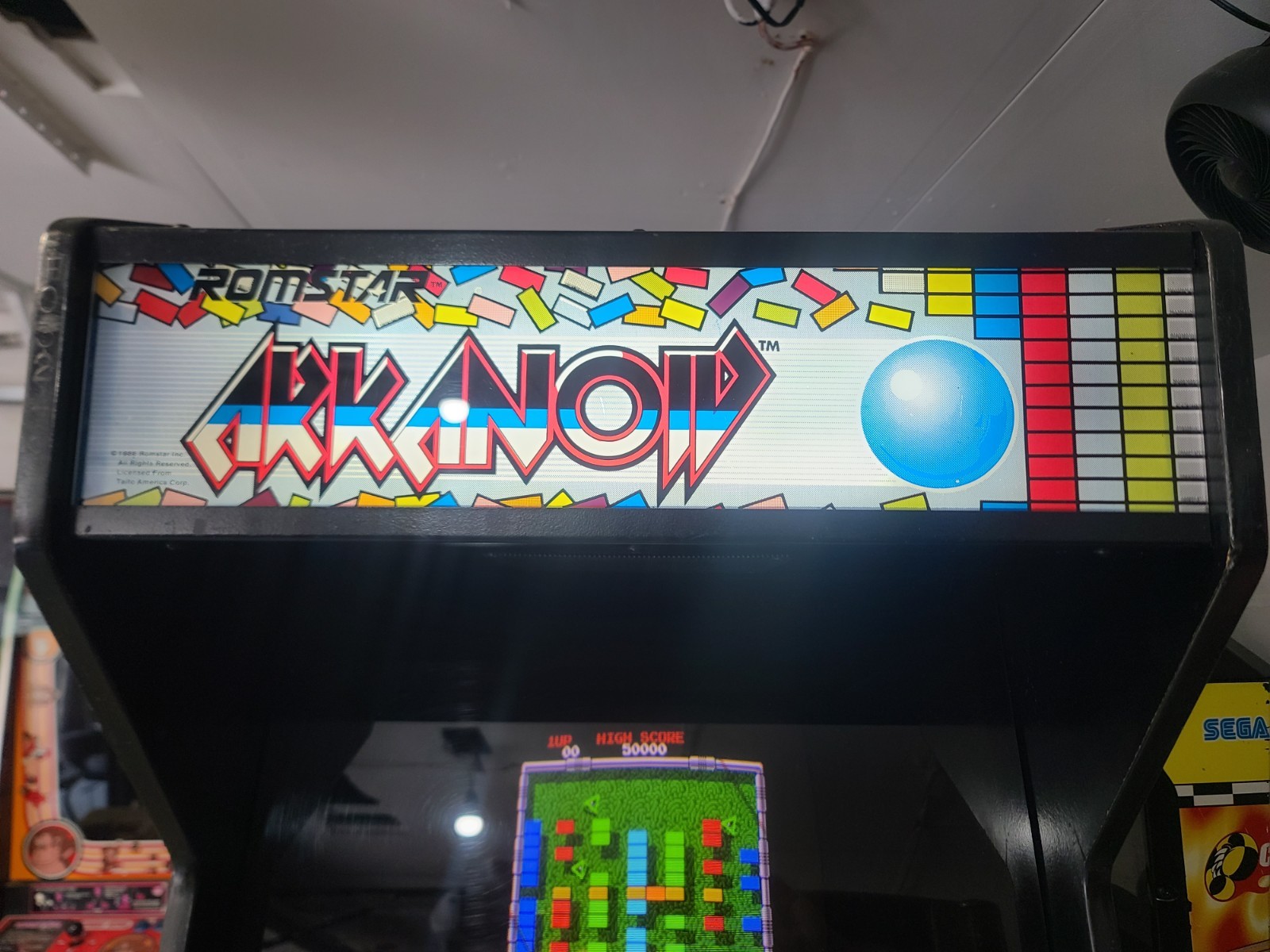 1986 Arkanoid Upright Arcade Game🕹️ – Romstar Licensed – Collector Vault Piece