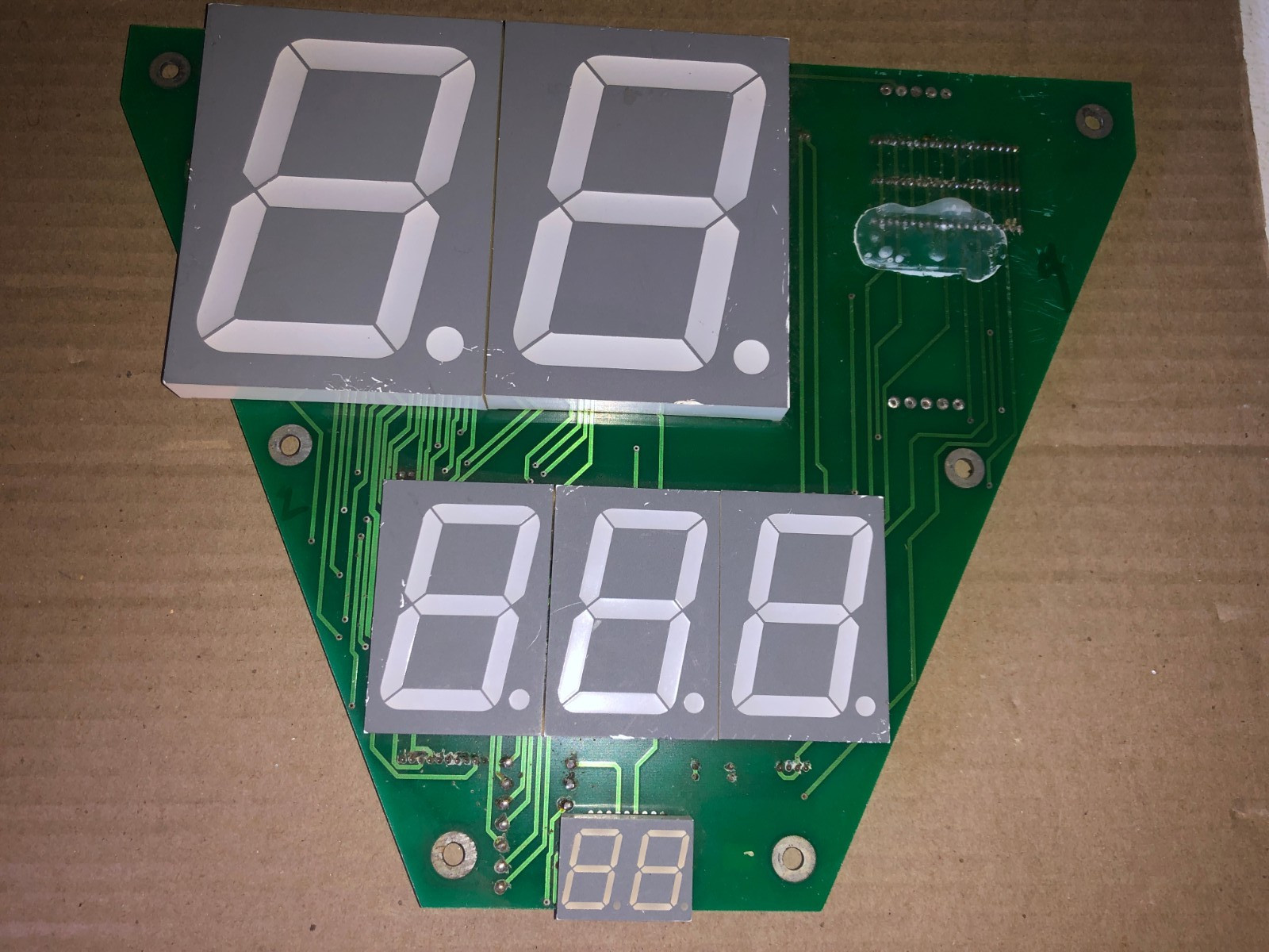 BOXING DISPLAY PCB JAKAR BOXING MACHINE PARTS ARCADE