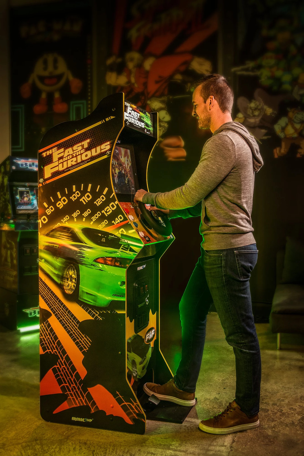 Fast & Furious Deluxe Arcade Game – 5ft Cabinet, 2 Games, 17″ LCD Screen
