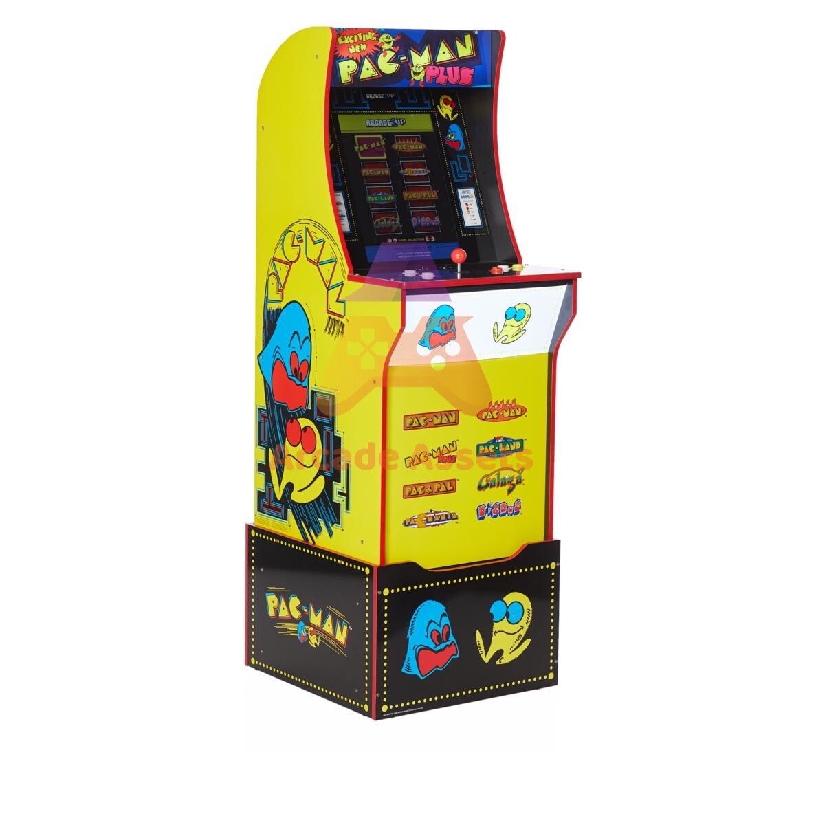 NEW Arcade1Up 8 in 1 Pac-Man Plus Arcade Machine + Riser, Galaga Dig Dug & More