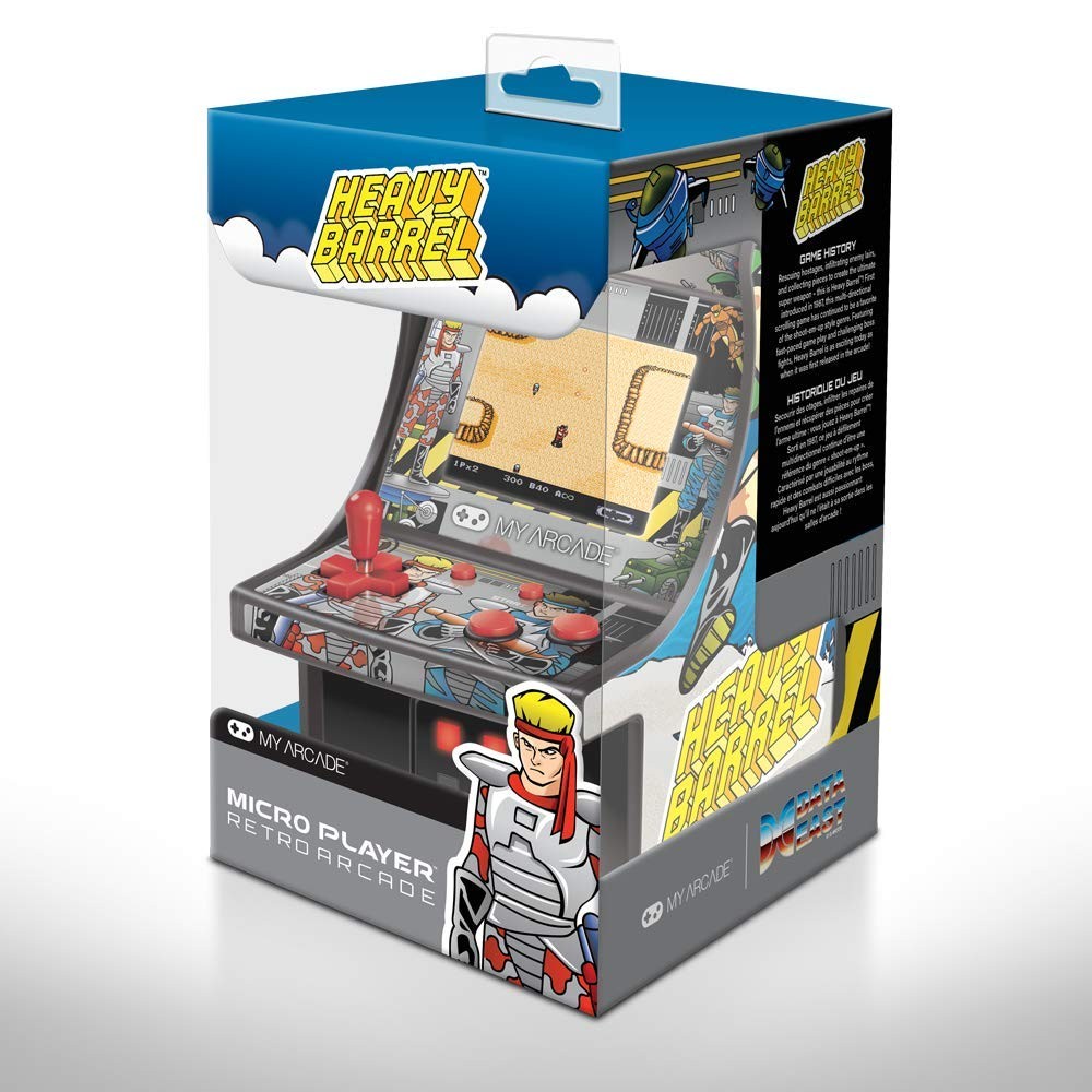 My Arcade Micro Player Mini 4 inches (W) x 6 (L) x 2 (H), Multi