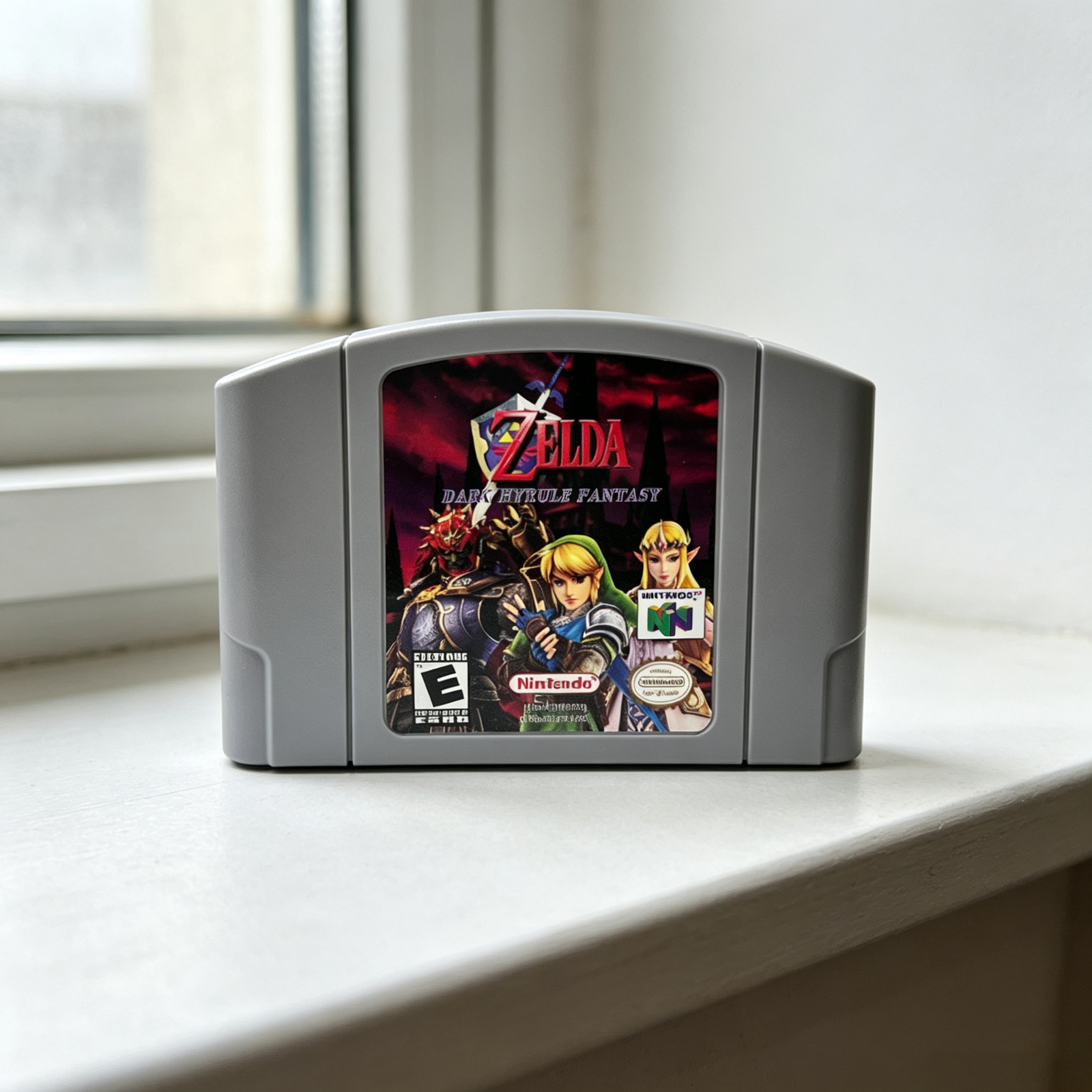The Legend of Zelda Dark Hyrule Fantasy N64 Game Card