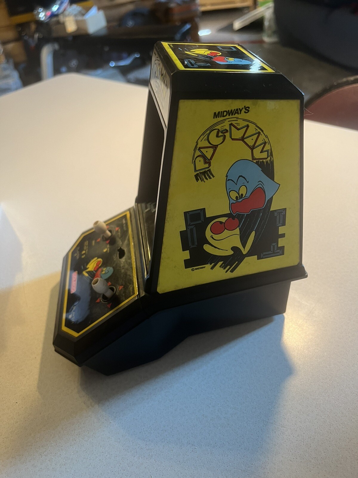 Coleco Midway Pac-Man Mini Tabletop Arcade Game Very Good Working Condition