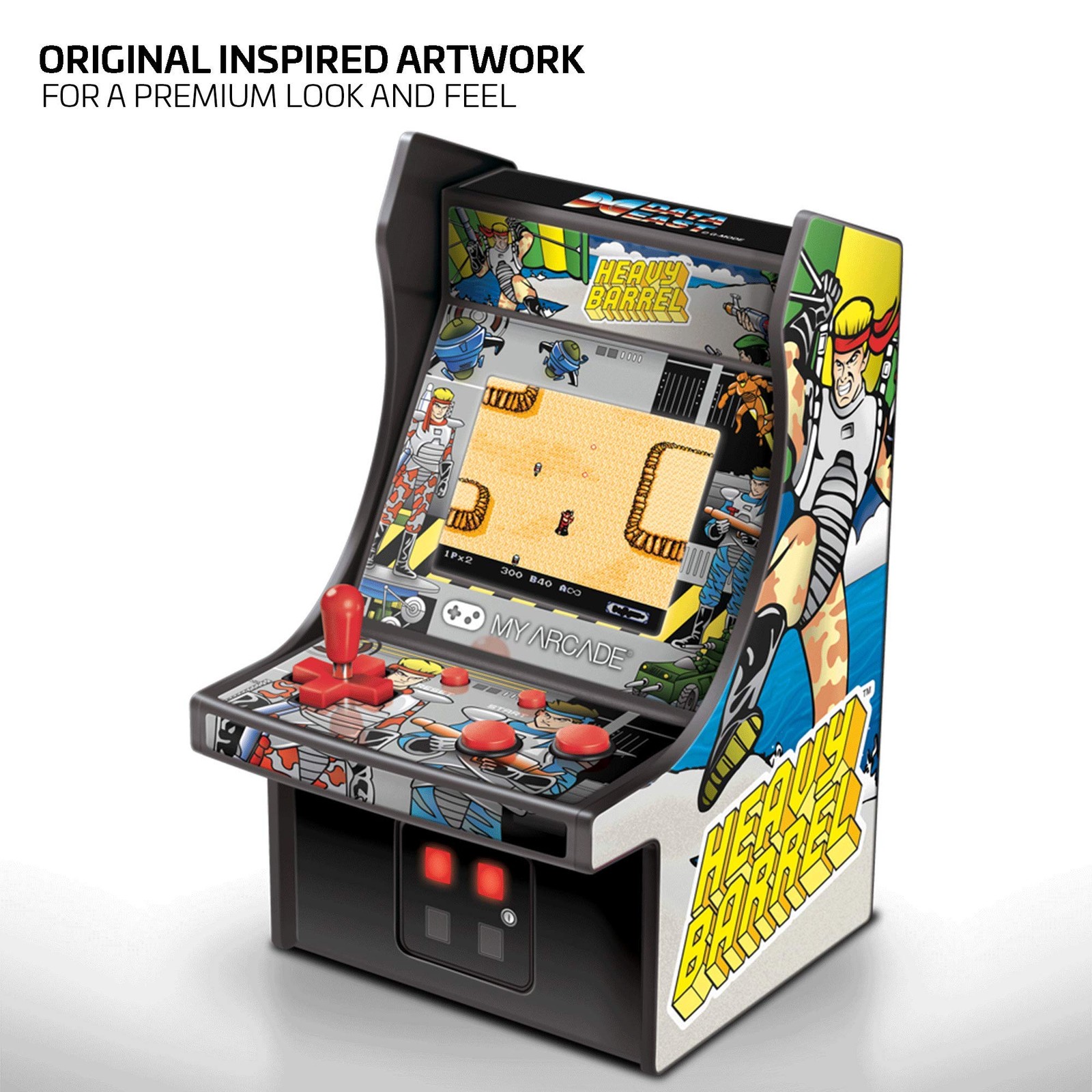 My Arcade Micro Player Mini 4 inches (W) x 6 (L) x 2 (H), Multi