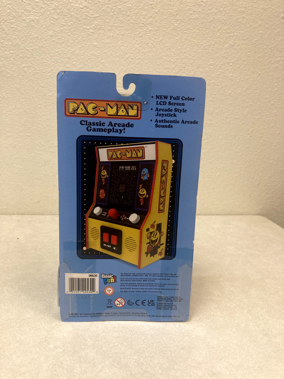Pac-Man Arcade Classics Mini Arcade Game Basic Fun Tested Working
