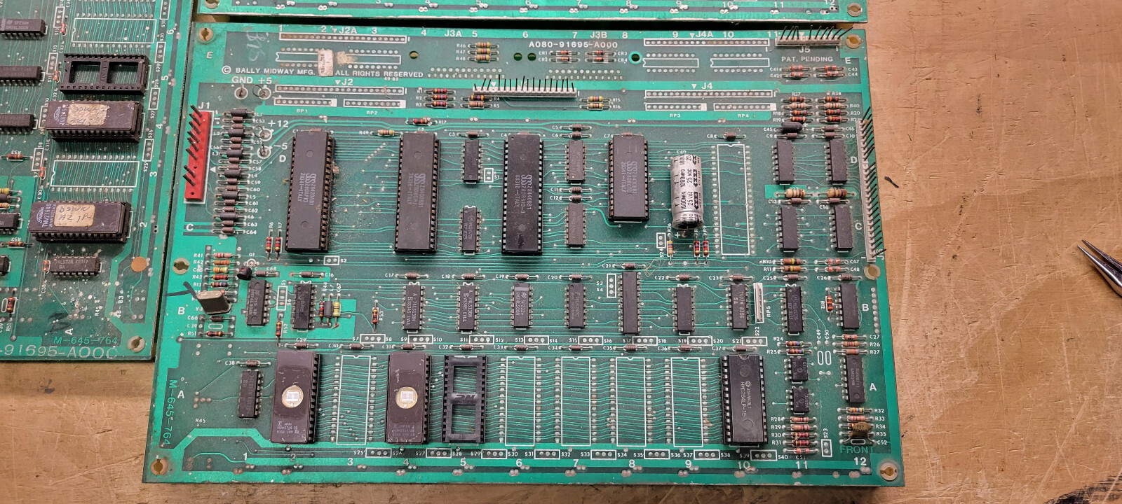 BALLY MIDWAY NFL FOOTBALL PCB A080-91695-A000 PCB – ONE OF THEM