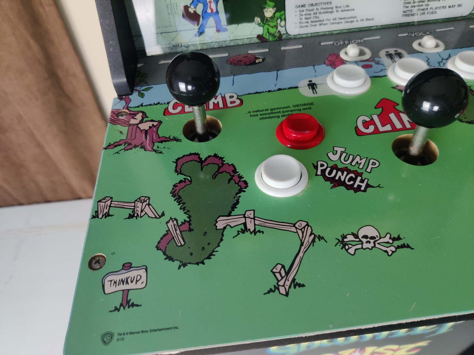 Arcade1up Midway Classic Arcade Machine Rampage Gauntlet Joust Defender USED