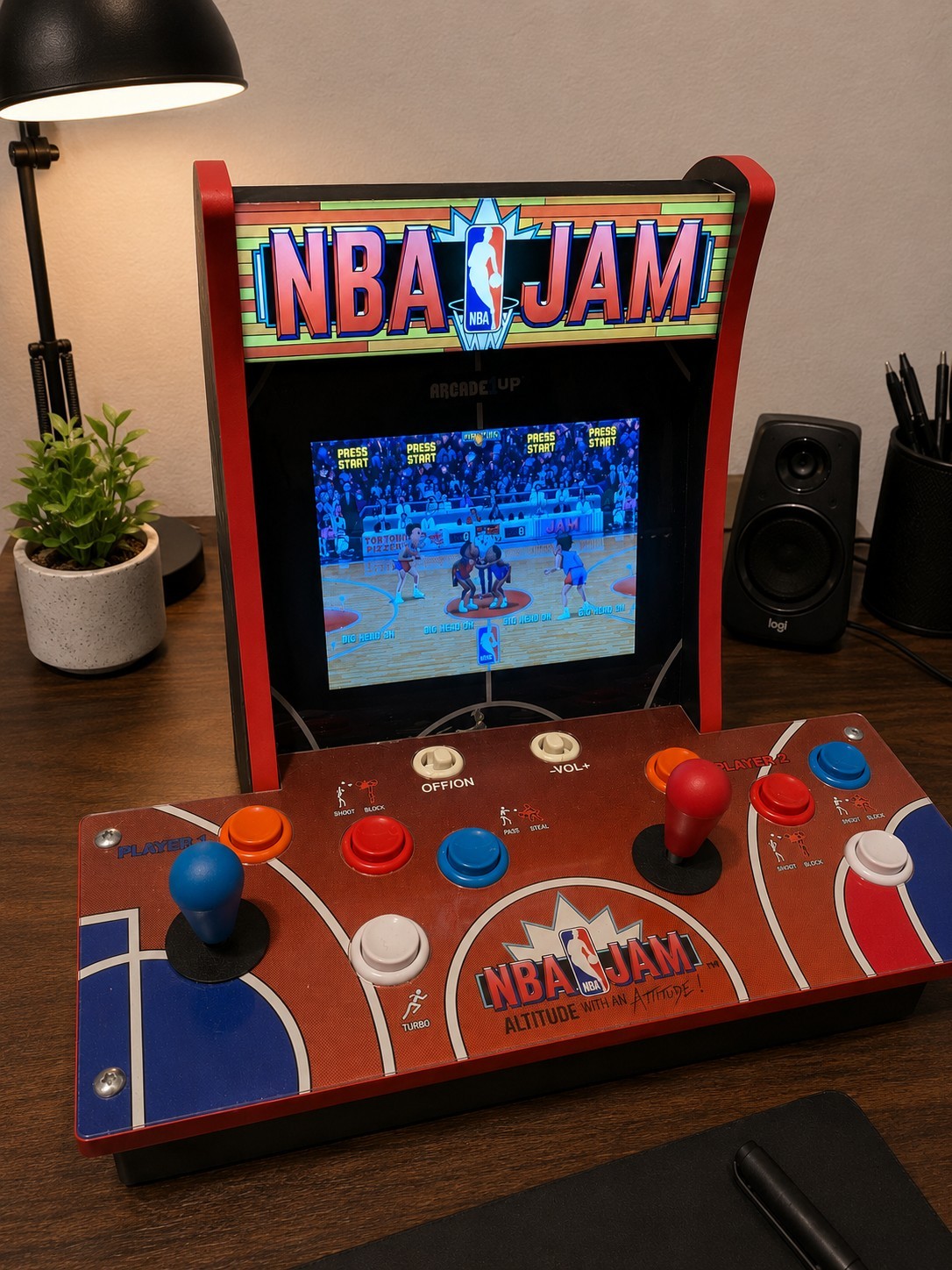 Arcade 1 Up NBA JAM 2 Player Countercade/Tabletop Arcade Machine Works