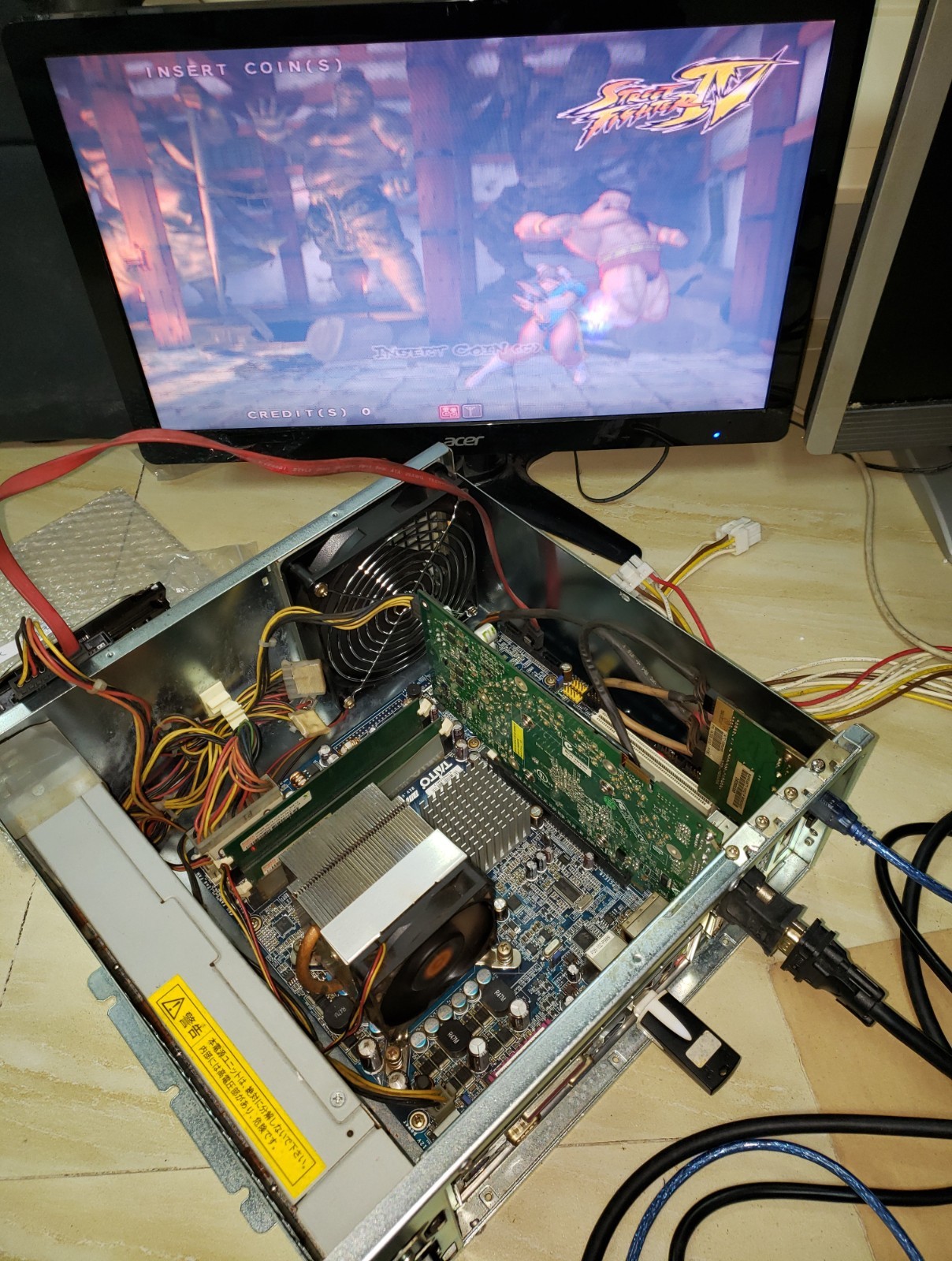 Street Fighter IV HDD Kit With Taito Type X2 Mother Board Arcade Video Game