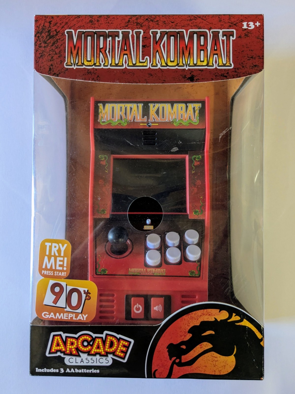 Brand New Mortal Kombat Arcade Machine Handheld Classics Game Color Screen RARE