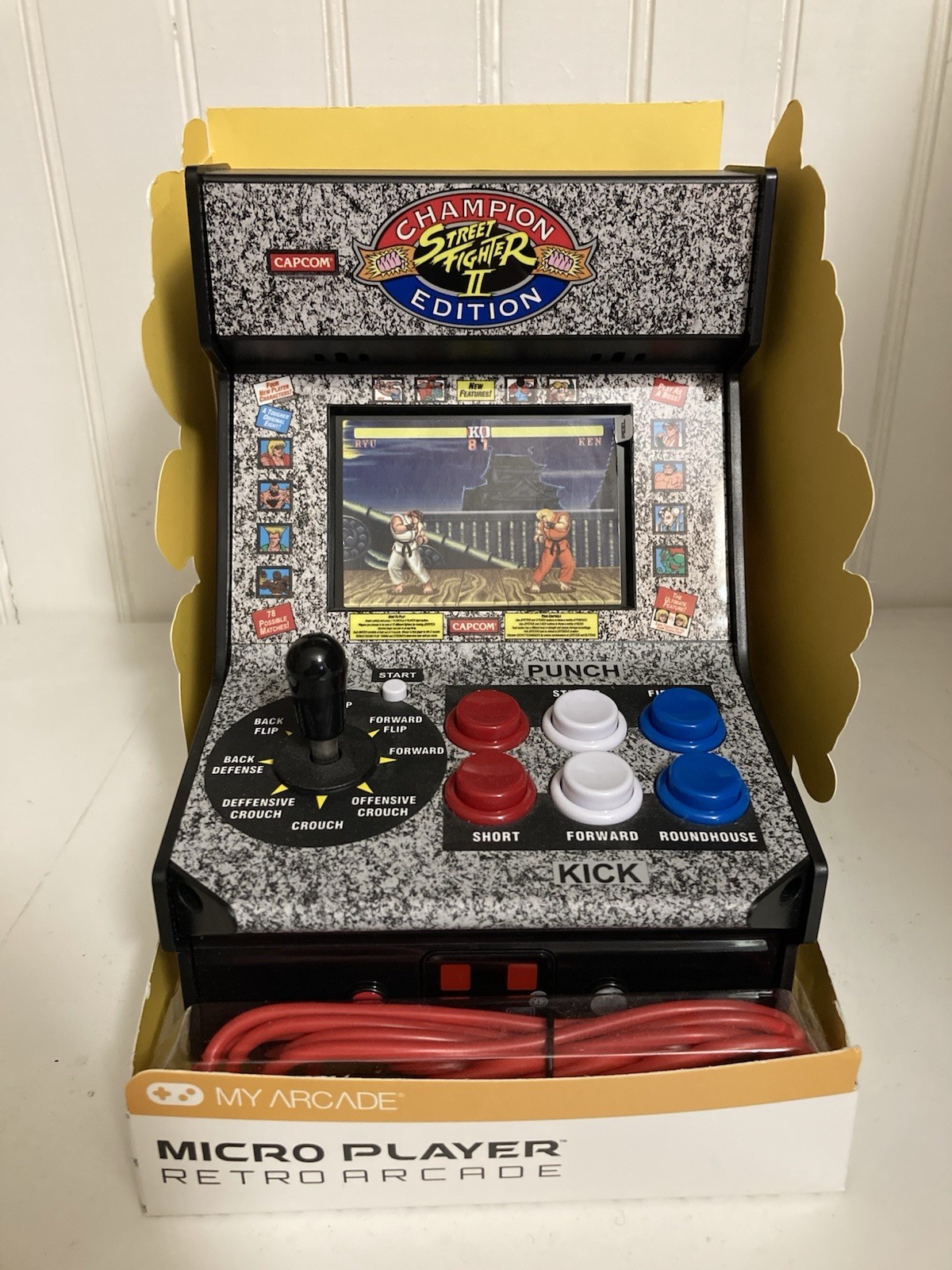 STREET FIGHTER 2 CHAMPION EDITION MY ARCADE MICRO PLAYER RETRO ARCADE