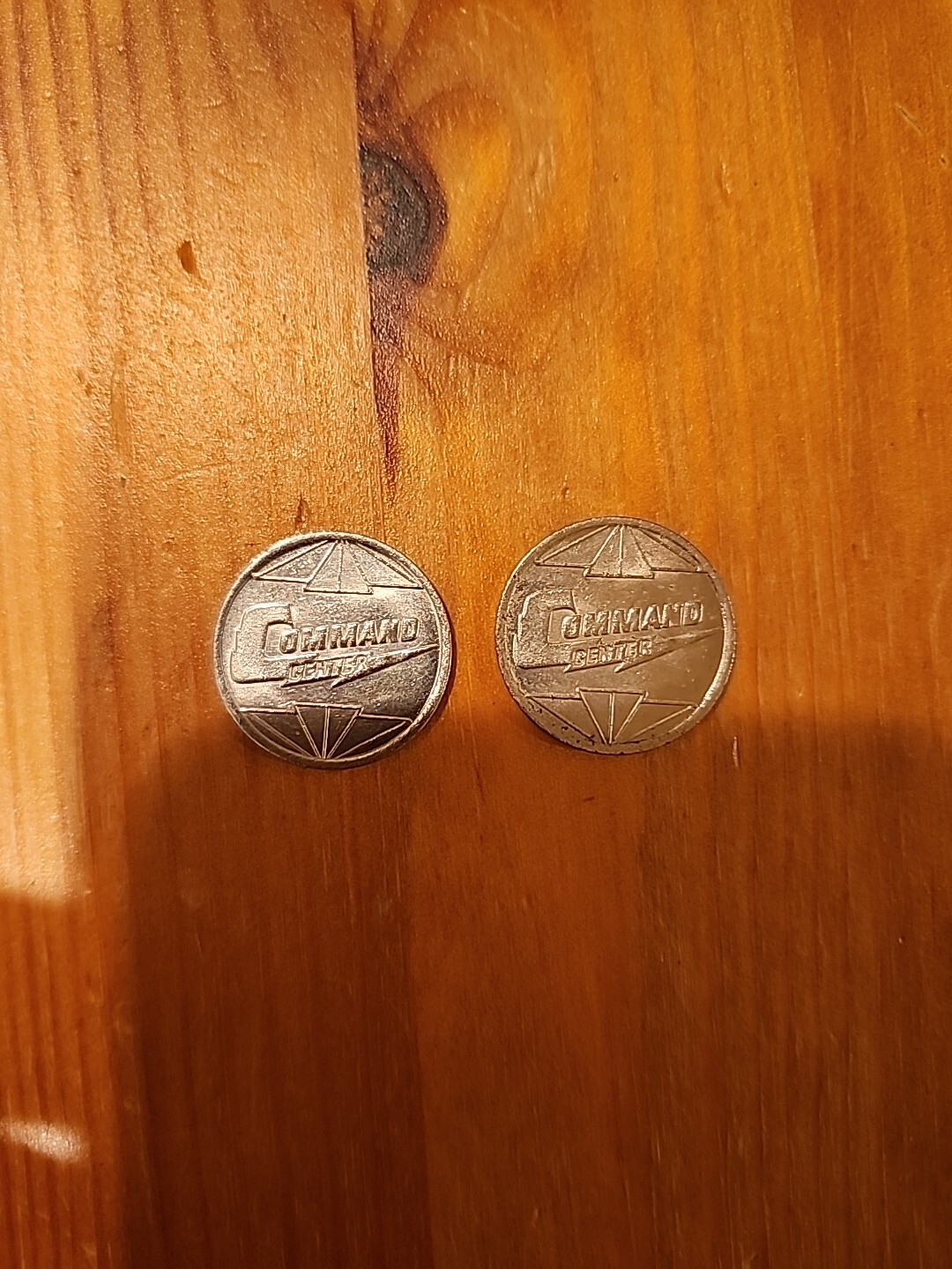 Command Center Video Game Arcade Tokens