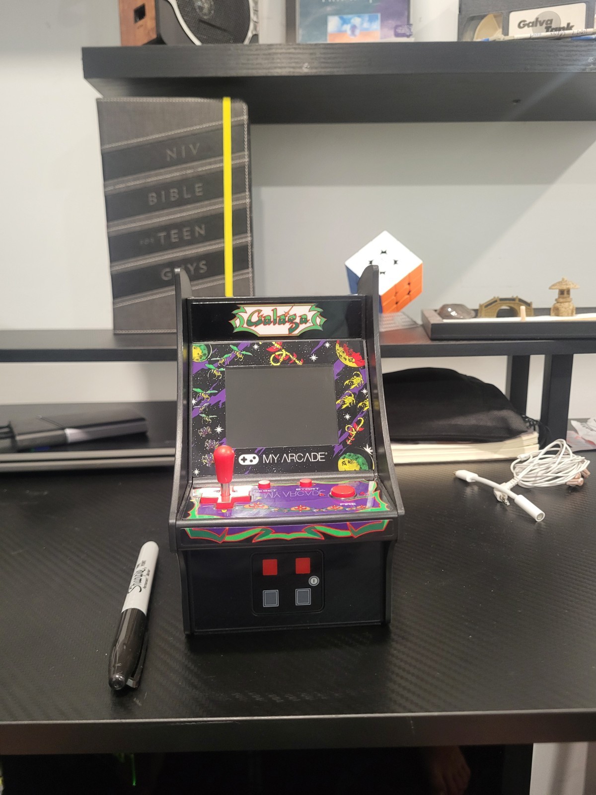 My Arcade Galaga Micro Player Retro Arcade Cabinet (6-Inch Mini Console)
