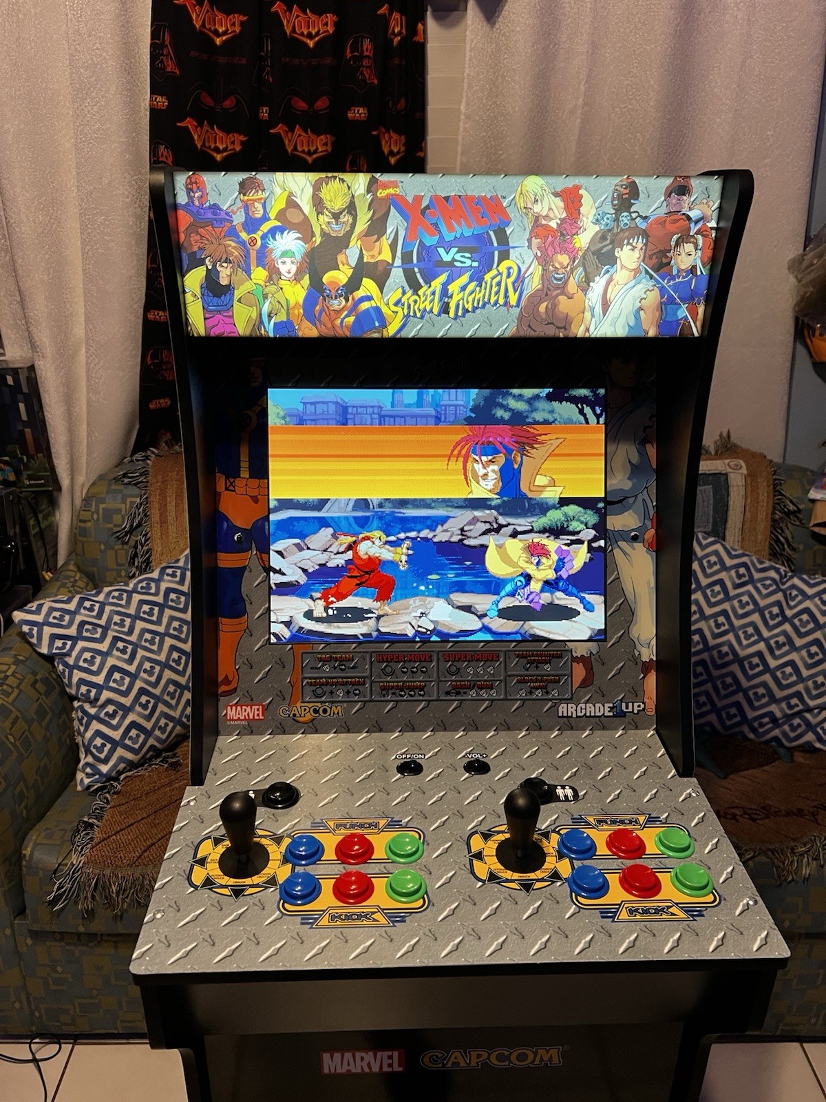 Arcade1Up Marvel X-Men vs Street Fighter – WiFi Online VERY GOOD CONDITIONS 🔥