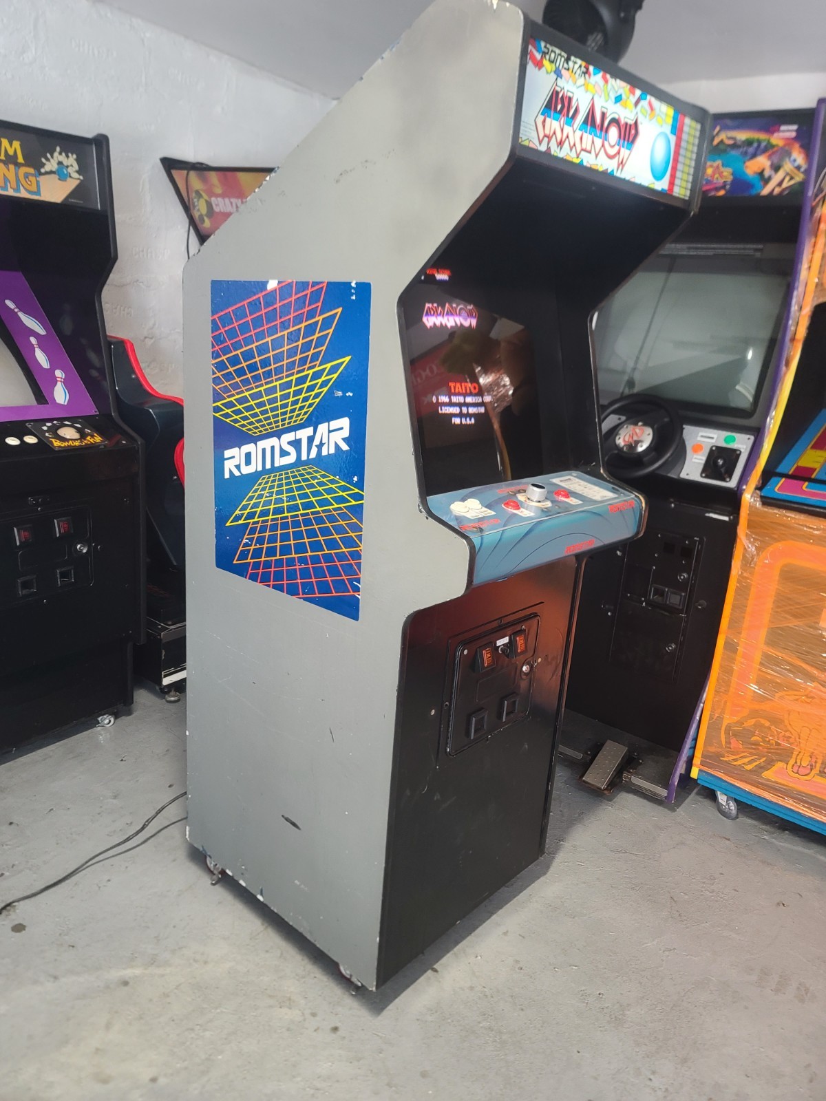 1986 Arkanoid Upright Arcade Game🕹️ – Romstar Licensed – Collector Vault Piece
