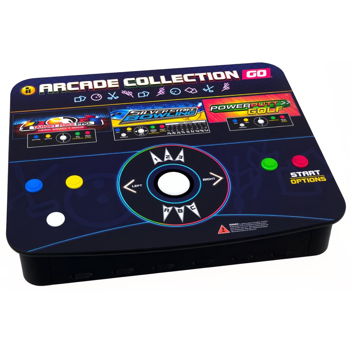 Incredible Technologies Arcade Collection Go – Silver Strike, Bags & Power Putt