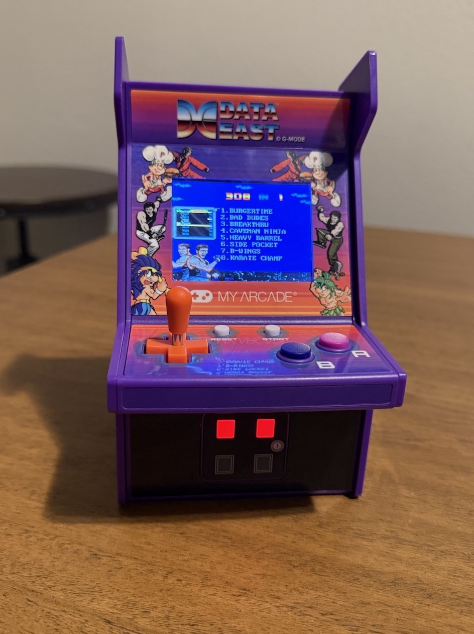 MyArcade Data East Hits Playable Mini Arcade Machine TESTED & WORKS!