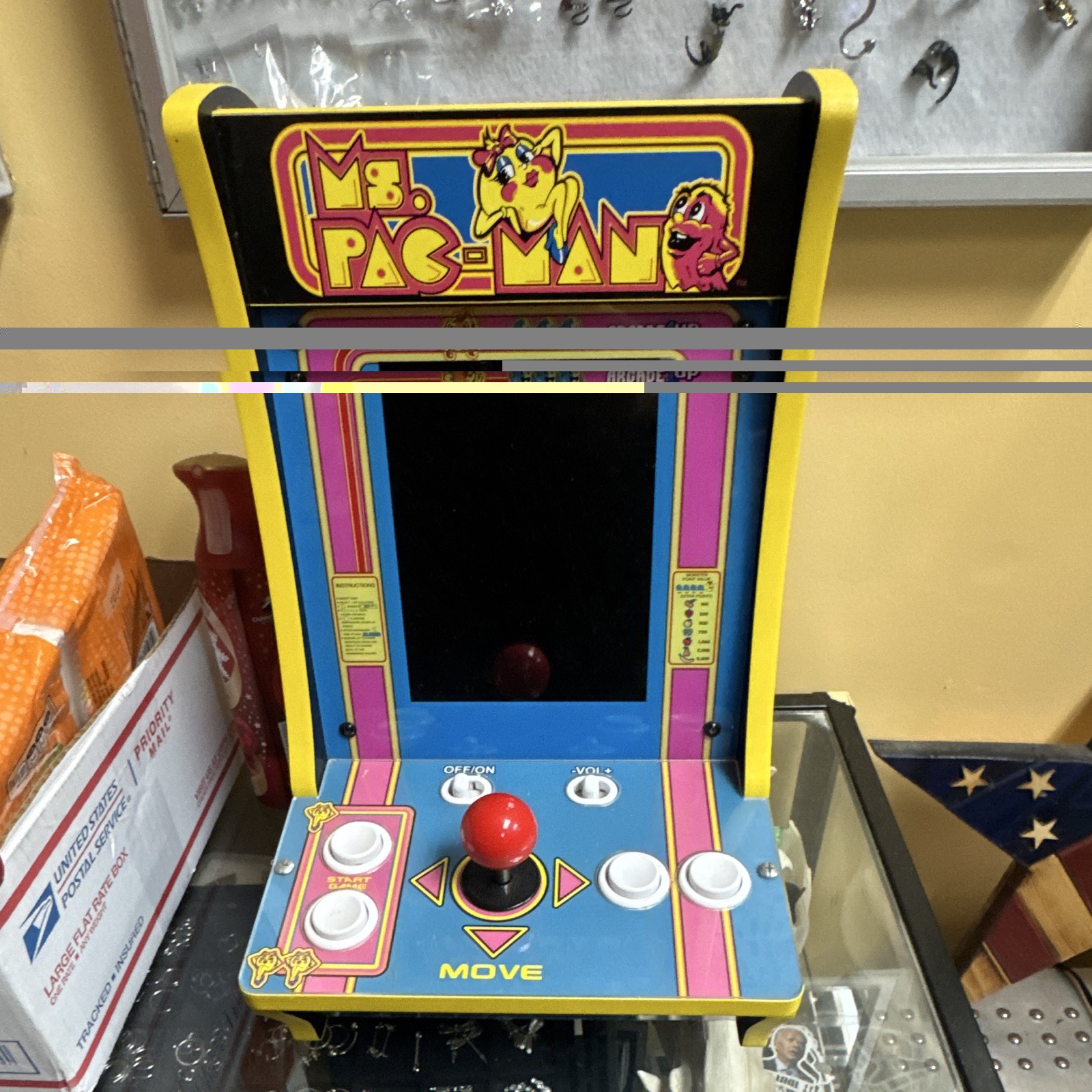 Arcade1Up Ms. Pac-Man Countertop Tabletop Video Arcade Machine (Reproduction)