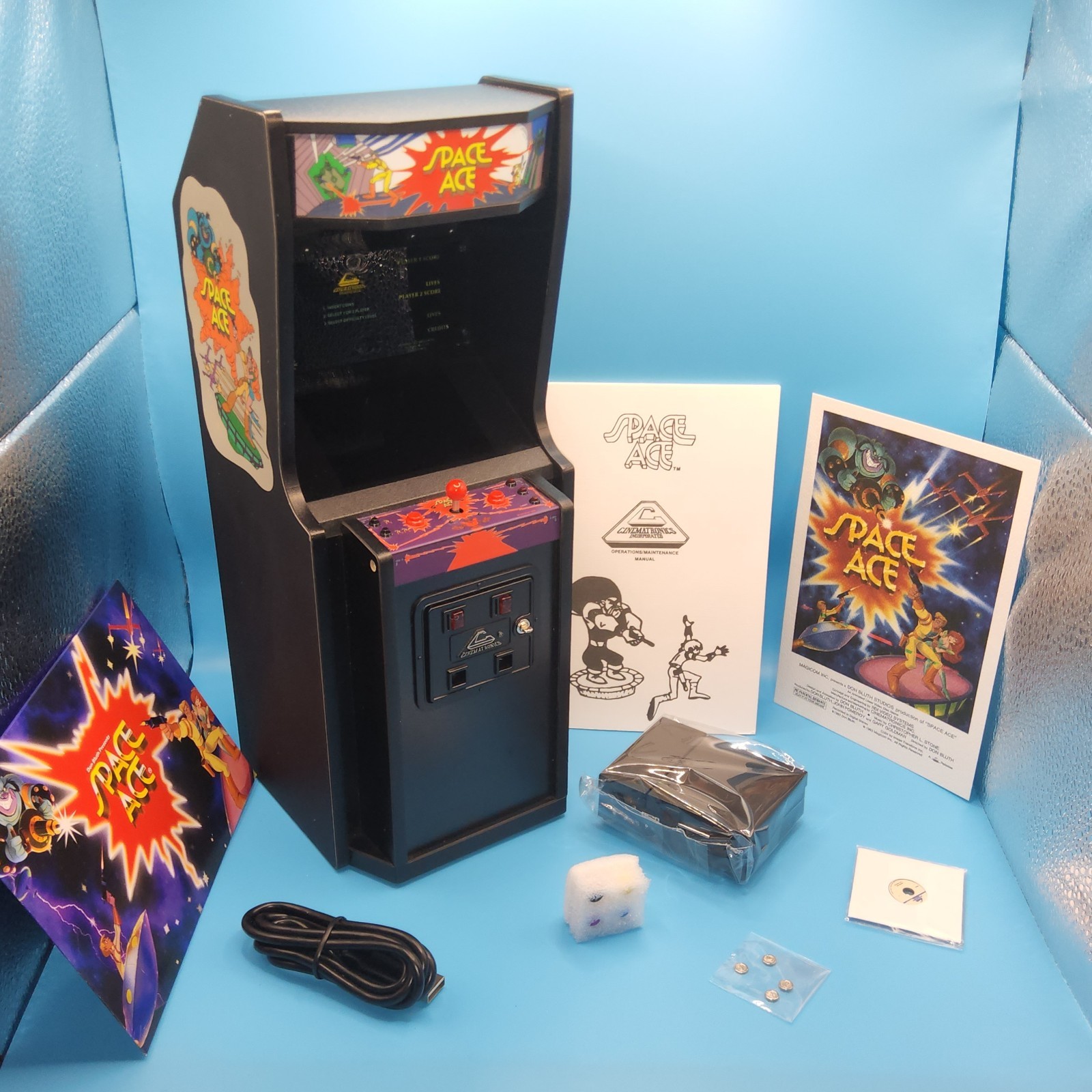 New Wave Toys Space Ace x Replicade 1/6 Scale Arcade Pre-Owned