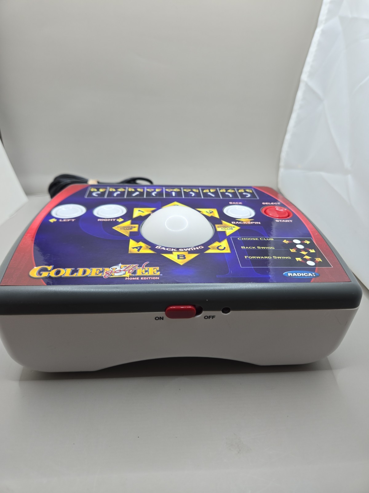 GOLDEN TEE GOLF Home Edition Radica Plug And Play Classic TV Game Arcade TESTED.