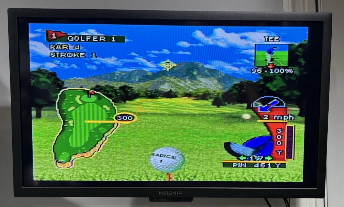 2005 Radica Golden Tee Golf Home Edition Plug & Play TV Game Tested & in VGUC_