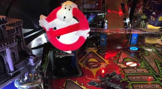 Ghostbusters GB Pinball Machine NO GHOST SIGN/LOGO LED Mod Stern