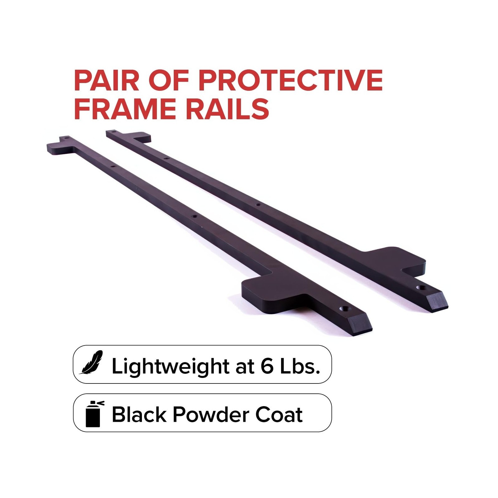 Elite Engineering Aluminum Frame Rails and MTG Screws – Compatible with Chevr…