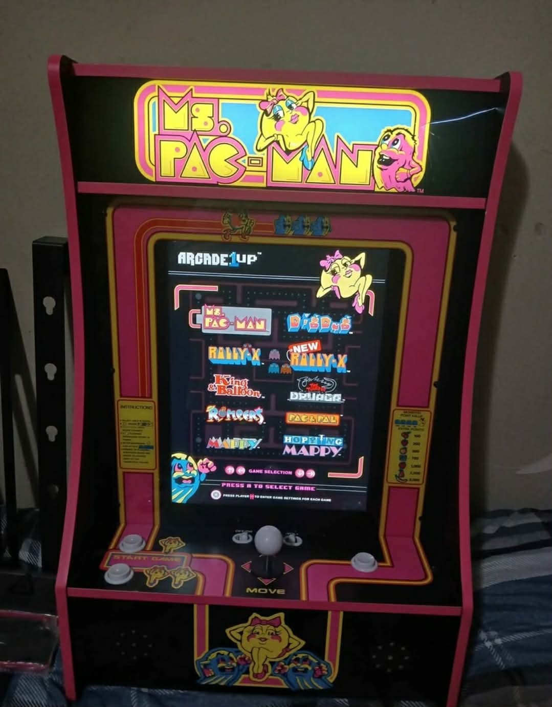 Arcade1Up Ms. Pac-Man Countercade Tabletop Arcade Machine