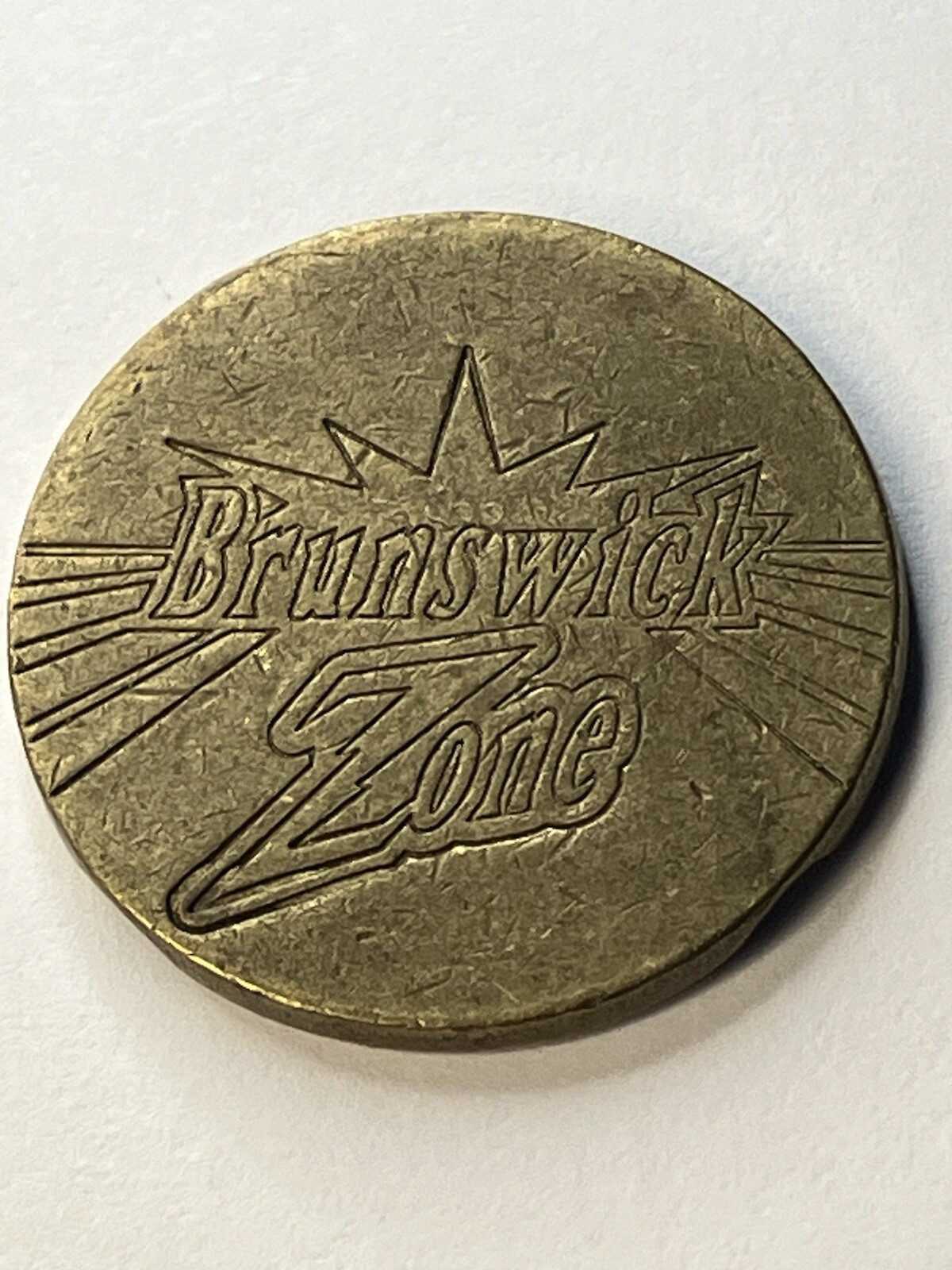 Older Brunswick Zone Bowling Alley Arcade Token #tf1