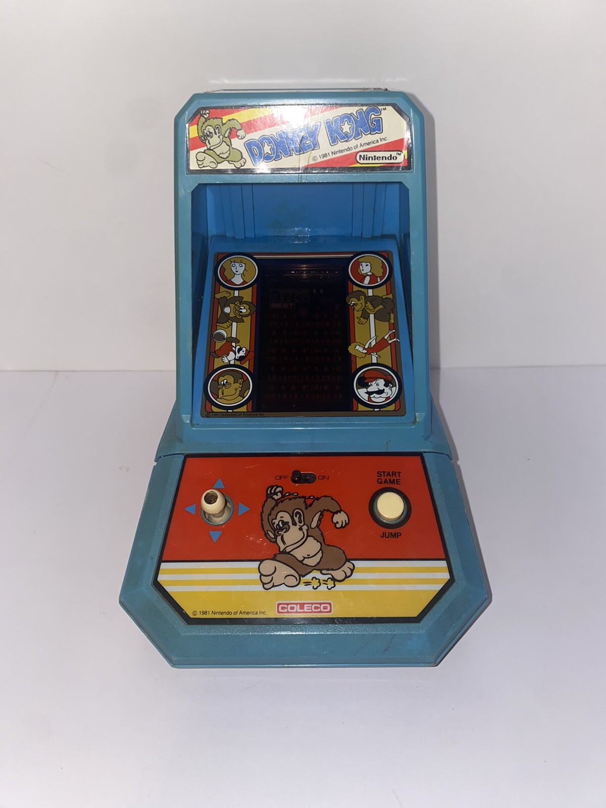 Vintage Nintendo Donkey Kong 1981 Table Top Mini Arcade Game