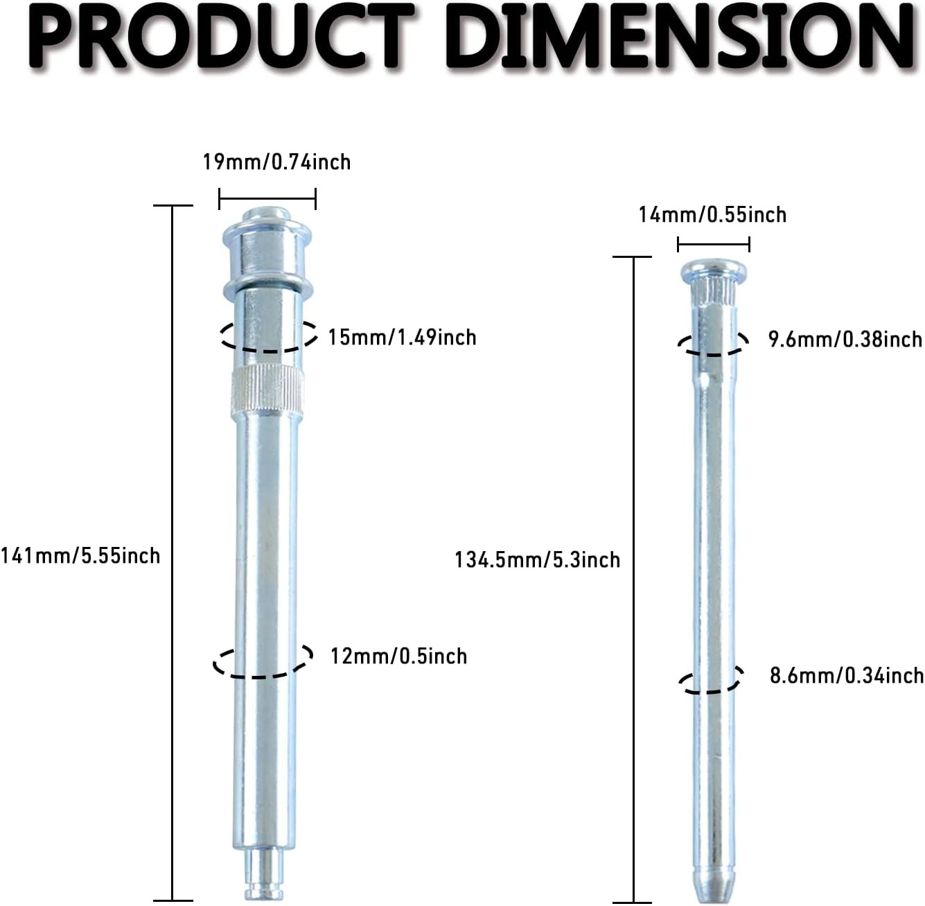 Door Hinge Pin Bushing Repair Kit with Spring + Door Spring Tool Compatible with