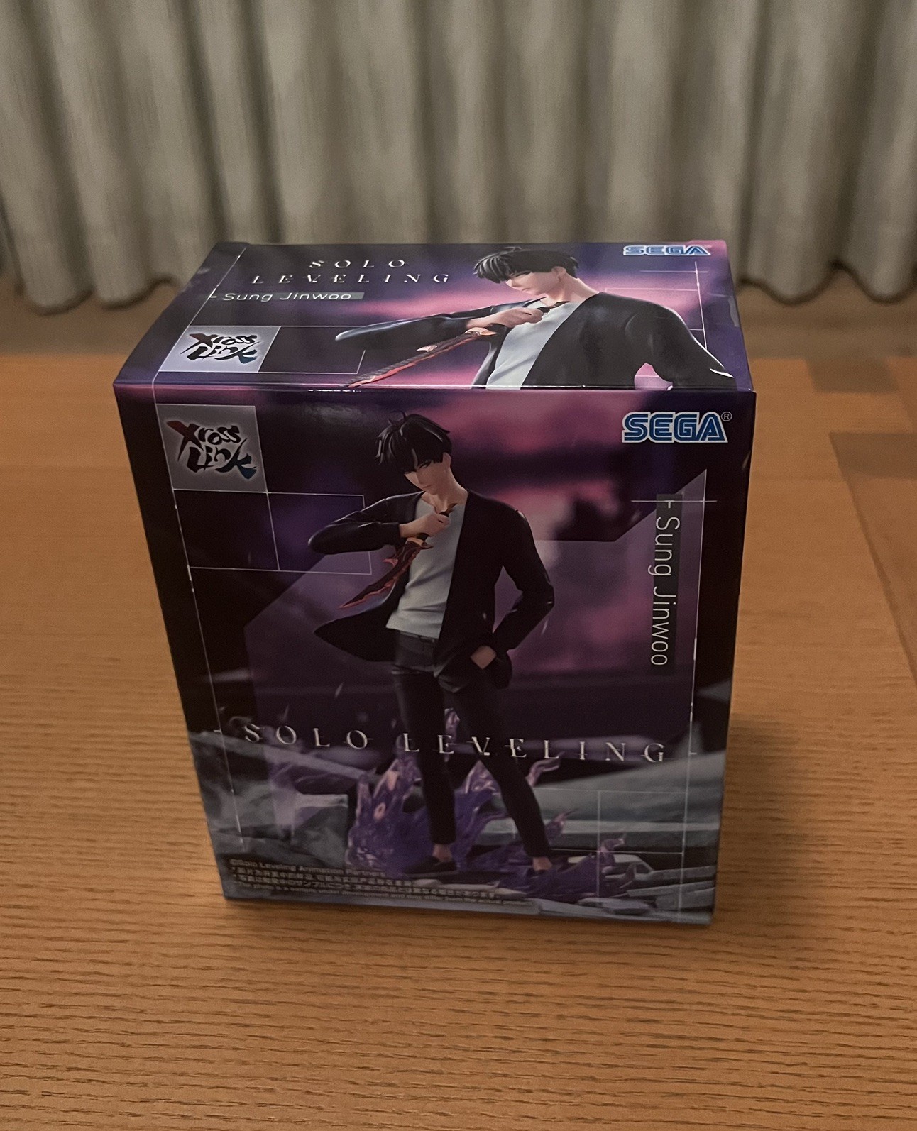 Jinwoo Figurine SEGA/Xross Link Details: Solo Leveling. Unopened Box