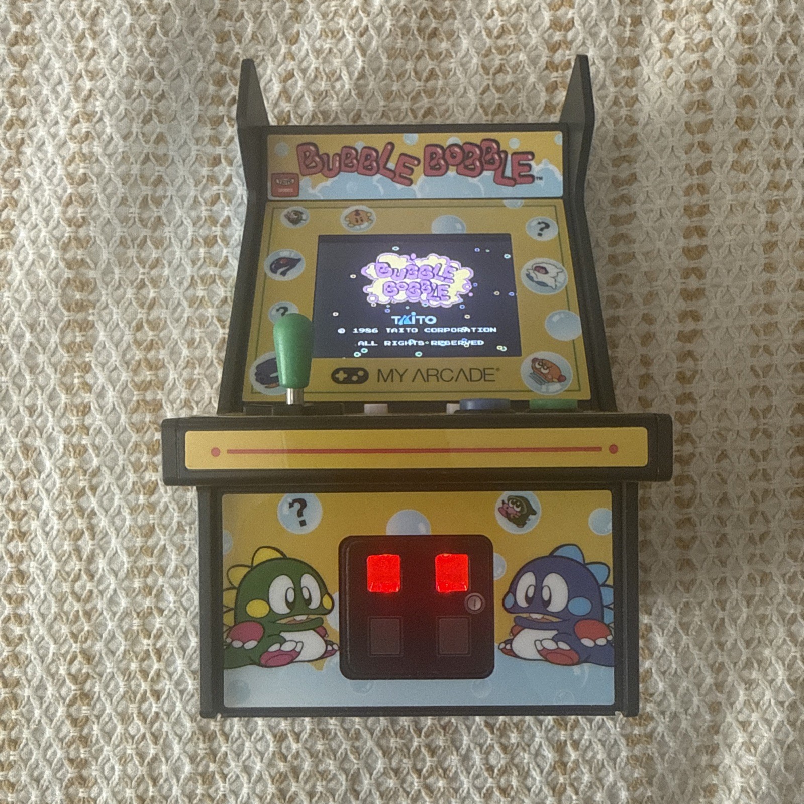 WB My Arcade DGUNL-3241 Bubble Bobble Micro Player Retro Arcade Machine – 6.75″