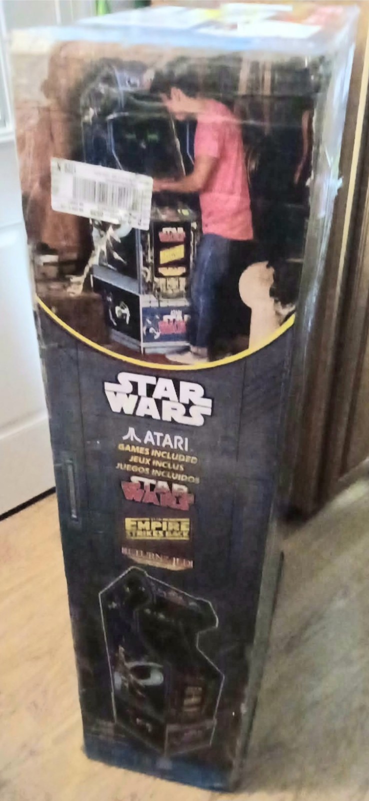 Arcade1Up Star Wars Atari Home Arcade Cabinet w/ Riser, Reproduction