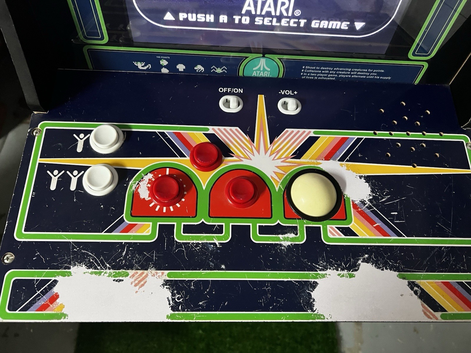 Arcade1Up Centipede 4-in-1 Cabinet: Millipede, Missile Command, Crystal Castles