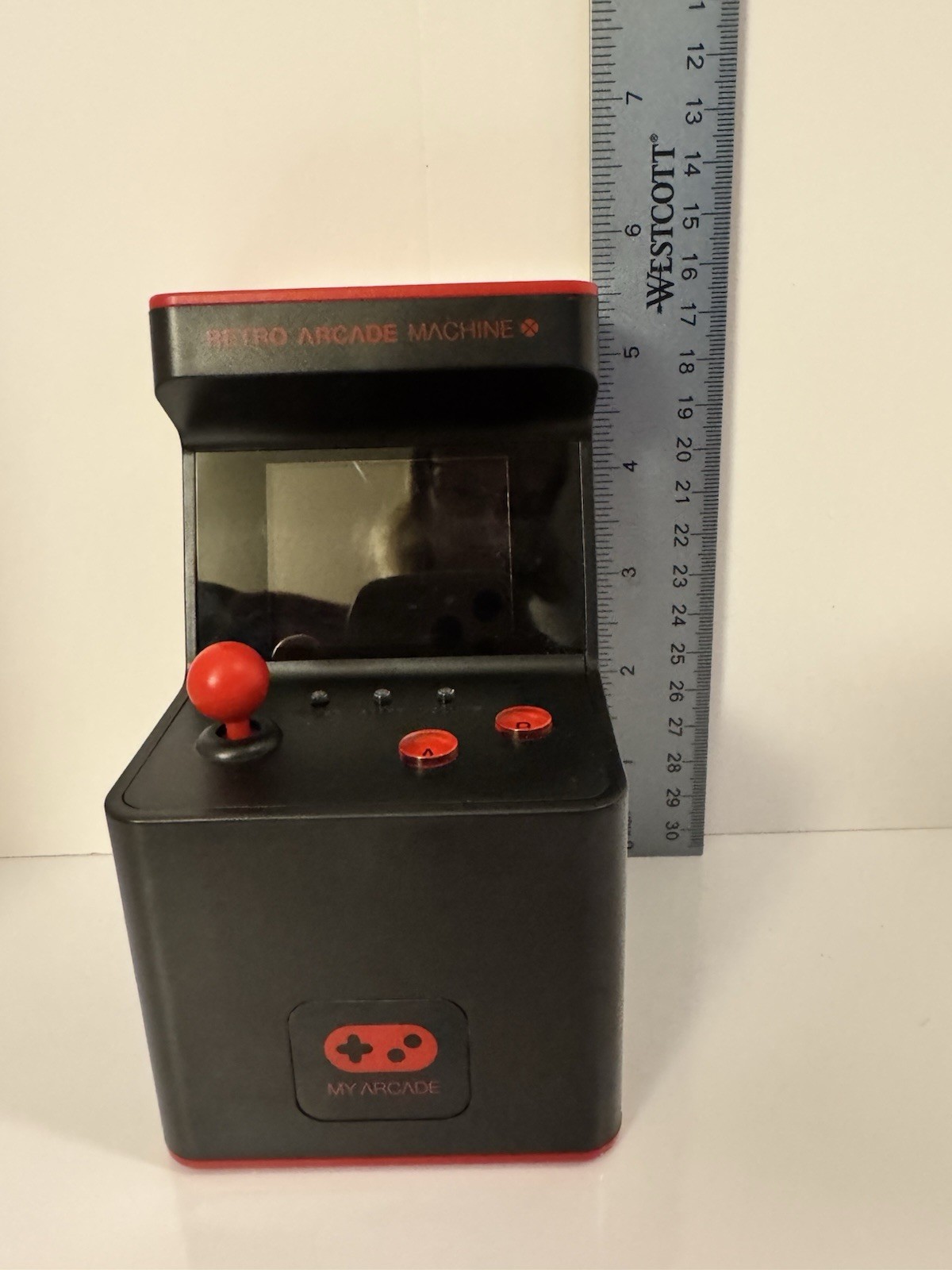 My Arcade Retro Mini Arcade Machine DGUN-2593 Tested Works Red Black
