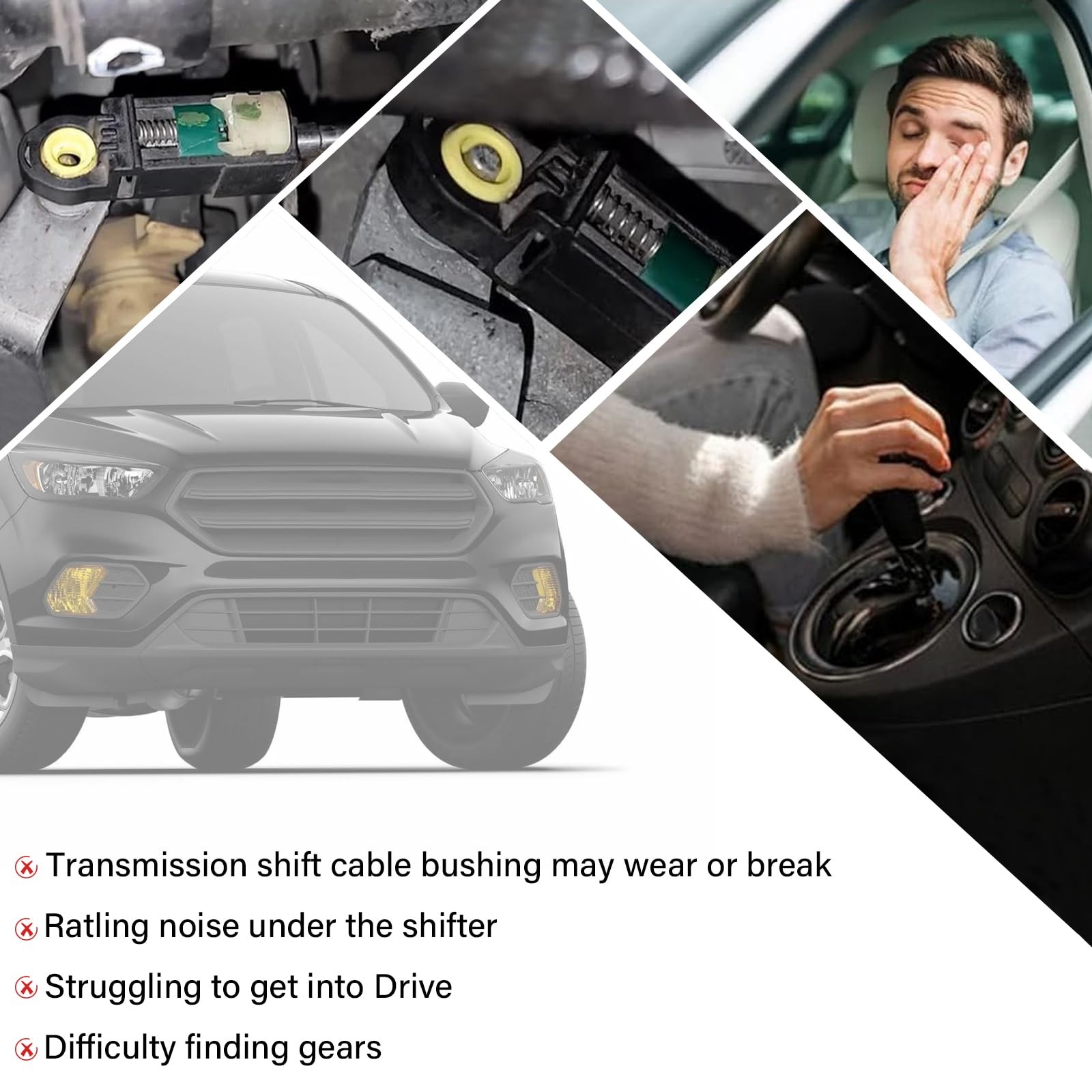 Transmission Shifter Bushing, Shift System Fault Fix, Fit for 2013-2020 Ford…