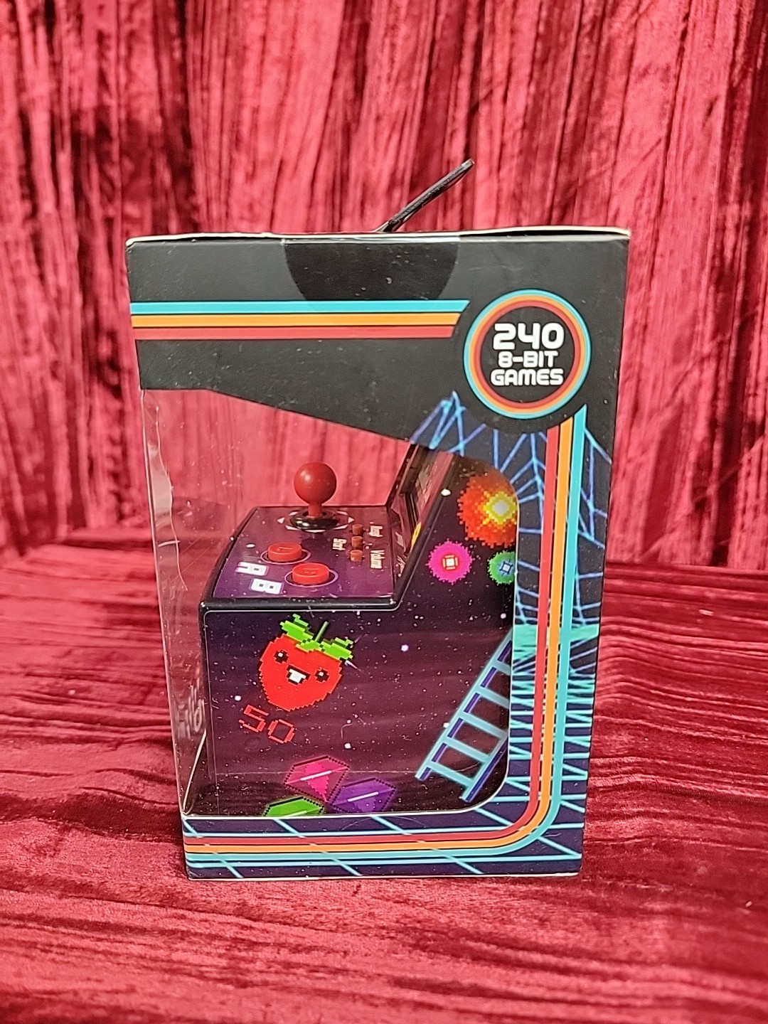Mini Arcade Machine by Thumbs Up 240 16 Bit Games Sports NEW IN BOX GAMER GAMING