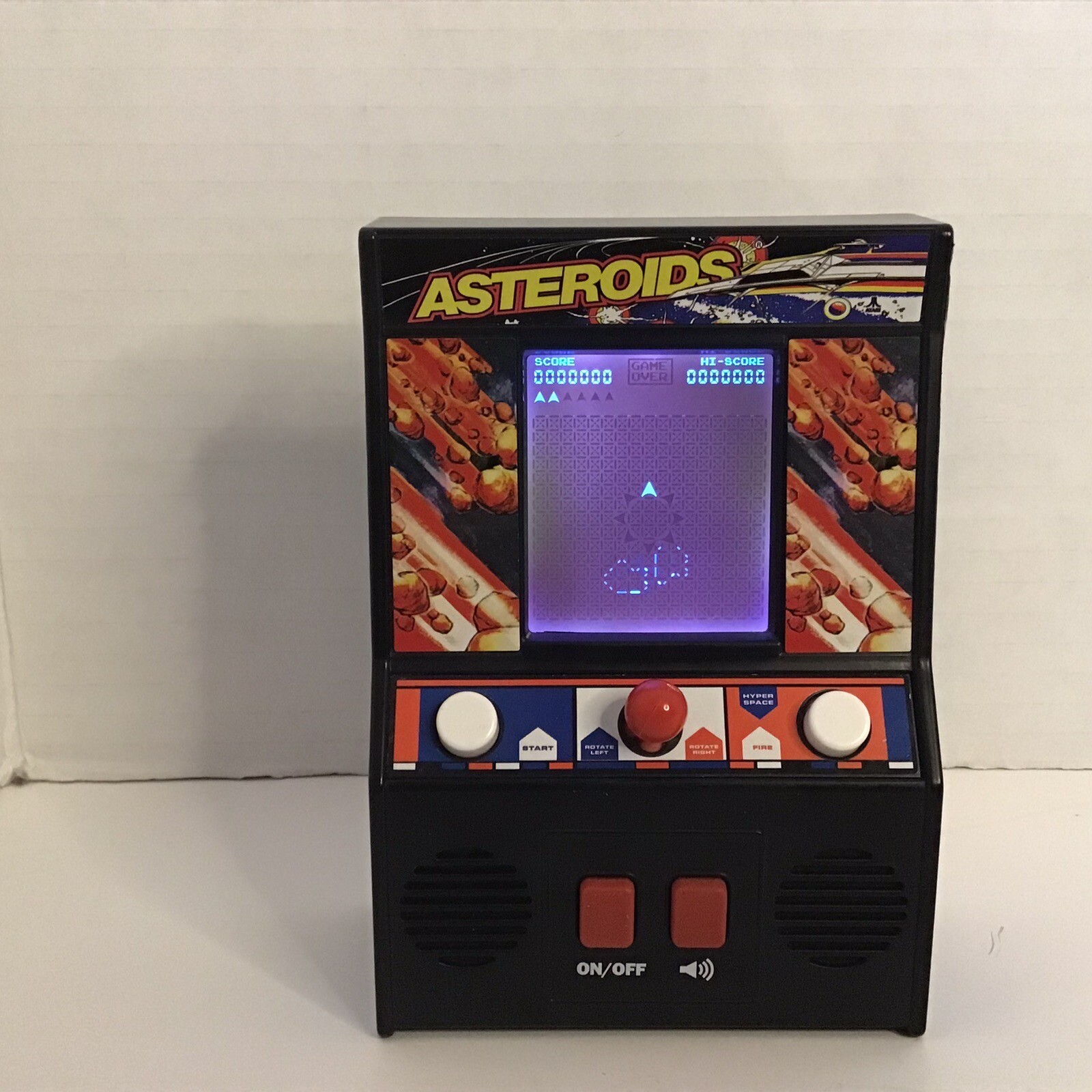 VINTAGE ATARI Interactive Asteroids 1979 Mini Arcade Handheld Game TESTED WORKS