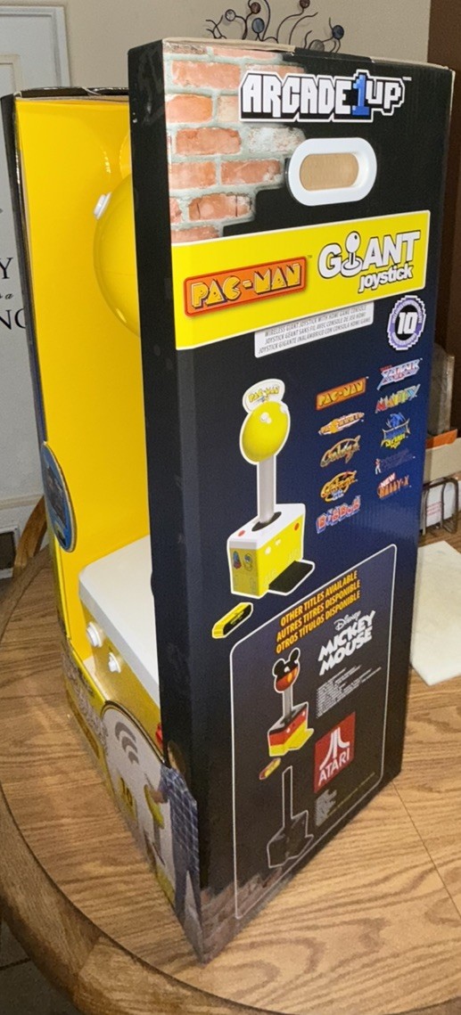 BRAND NEW! SEALED! PAC-MAN Arcade1Up Giant Joy Stick 33 inches tall