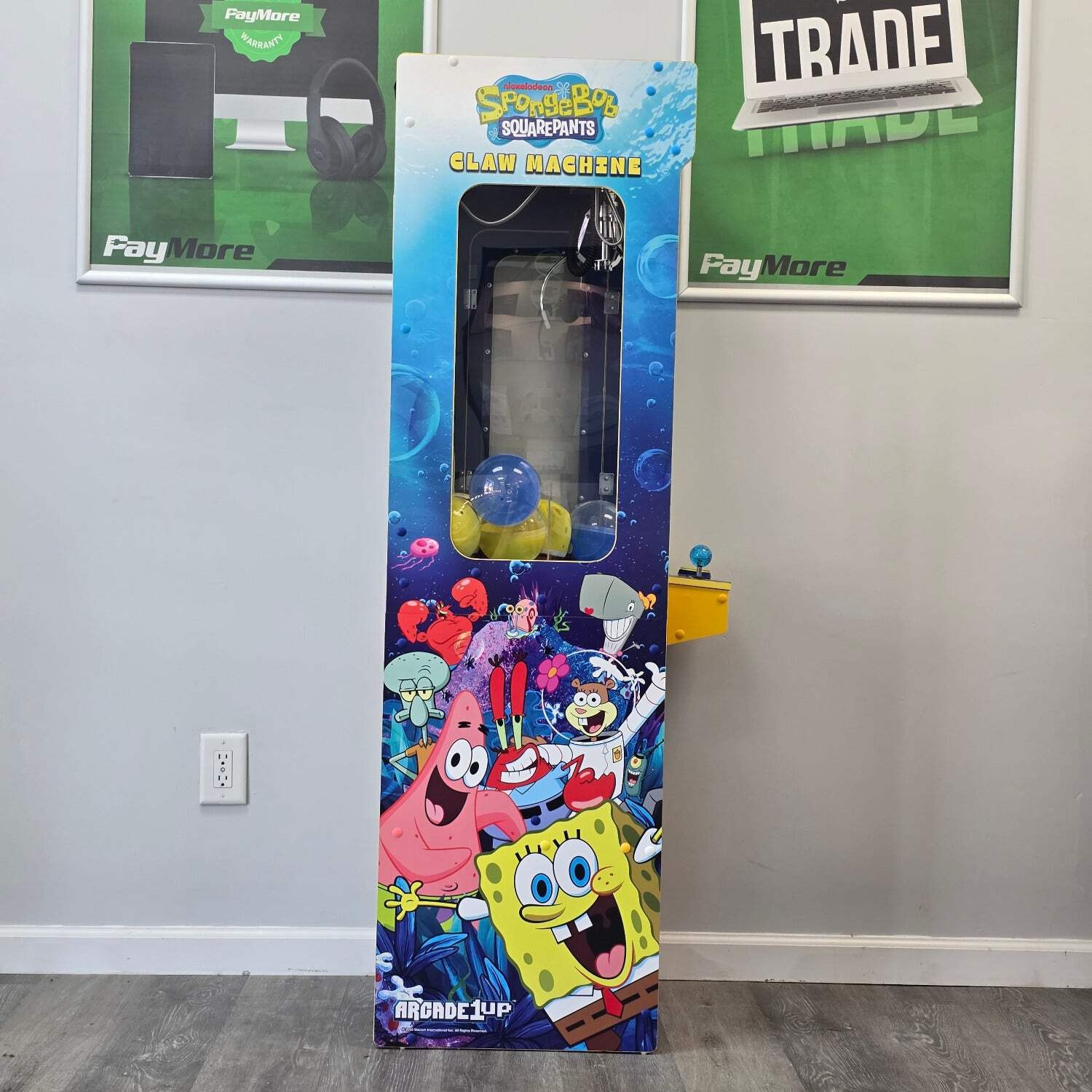 Arcade 1 Up Spongebob Claw Machine Arcade Claw Machine SPB-W-503000