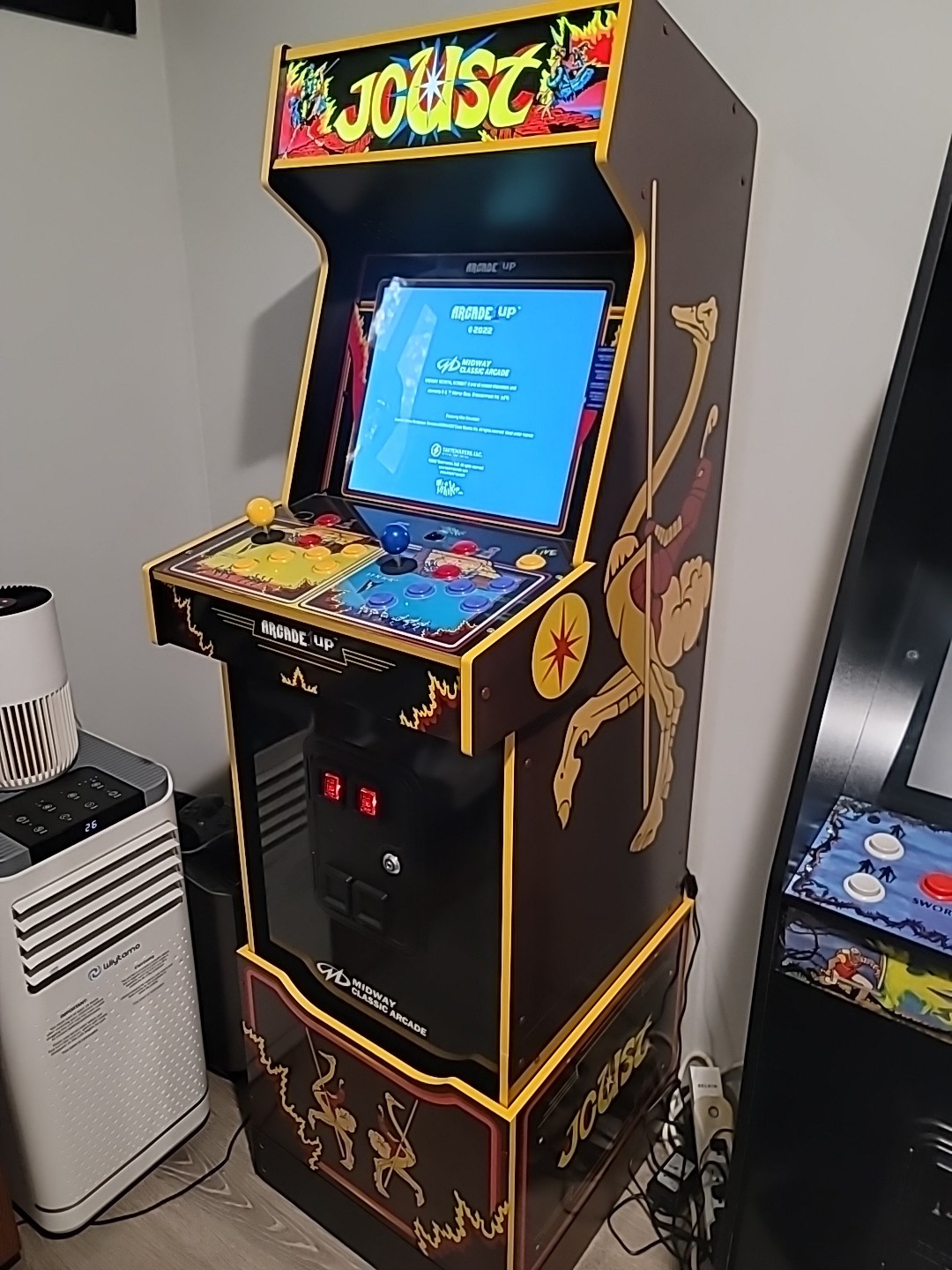 Joust Arcade 1up Full Size 5′ foot Cabinet w riser N Houston Area pu 14 Games