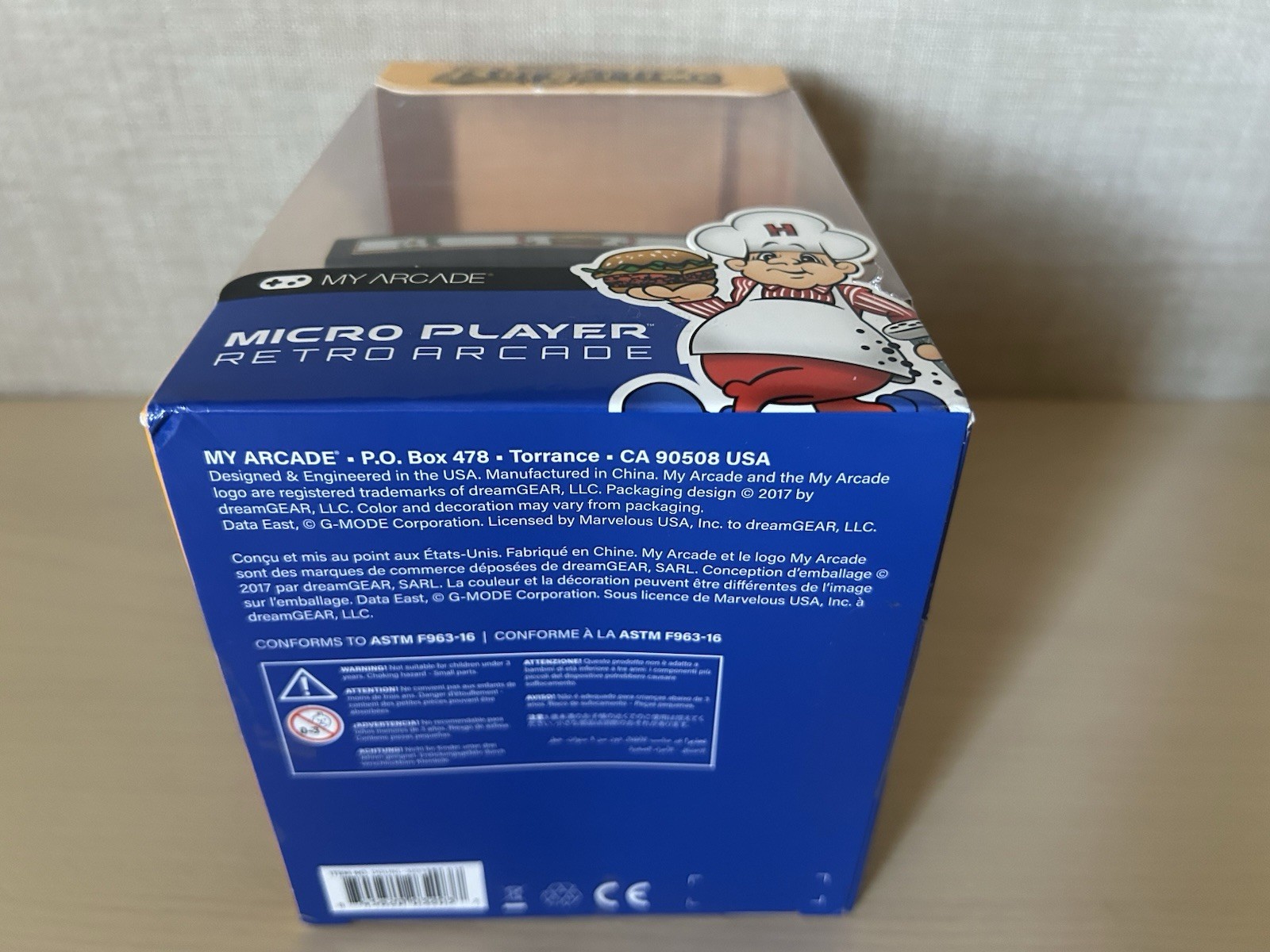 My Arcade Burgertime Micro Player Mini Arcade Machine – Brand New