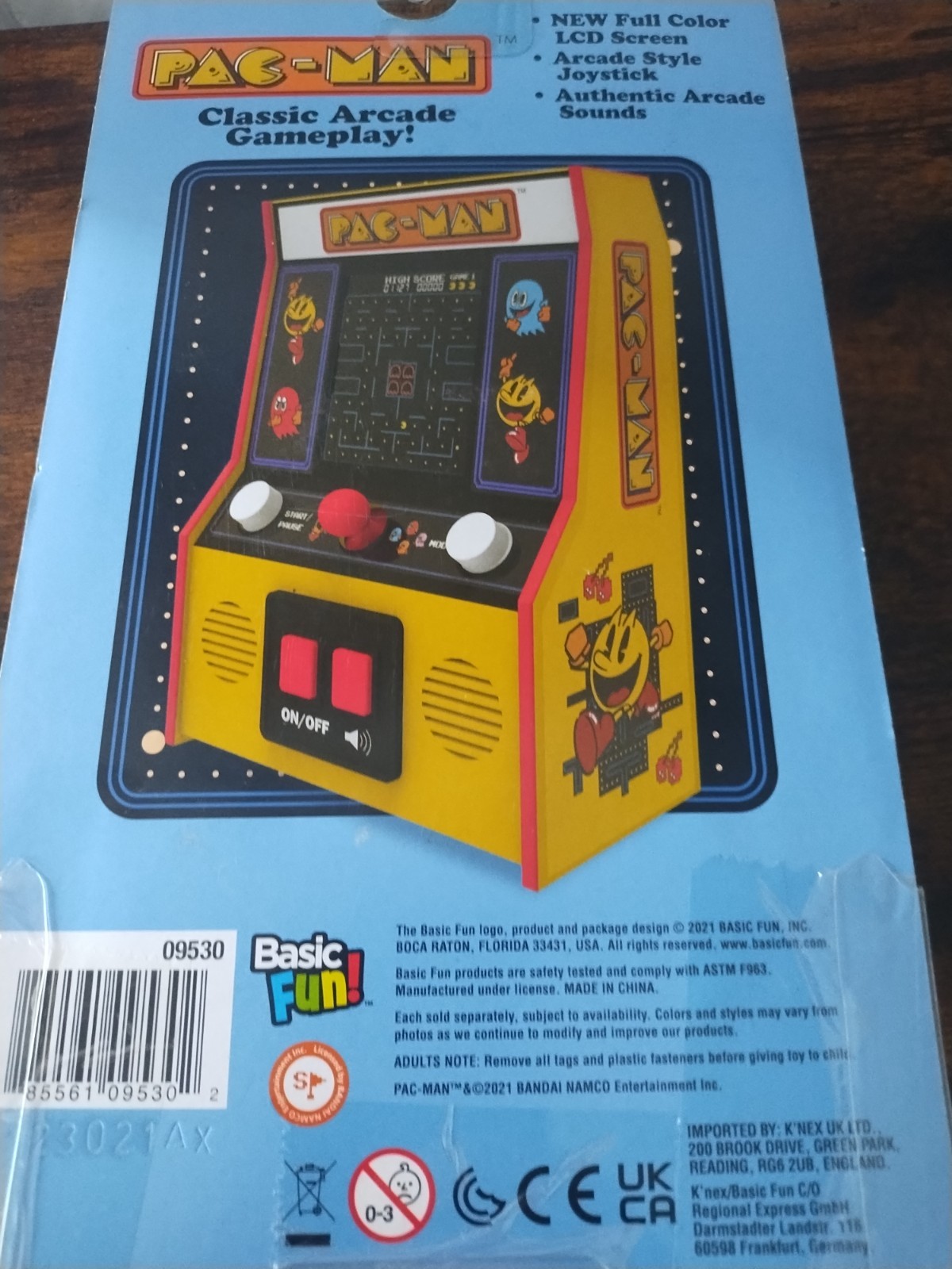 Pac-Man Mini SEALED UNOPENED Classic Arcade Game Basic Fun Vintage Pacman