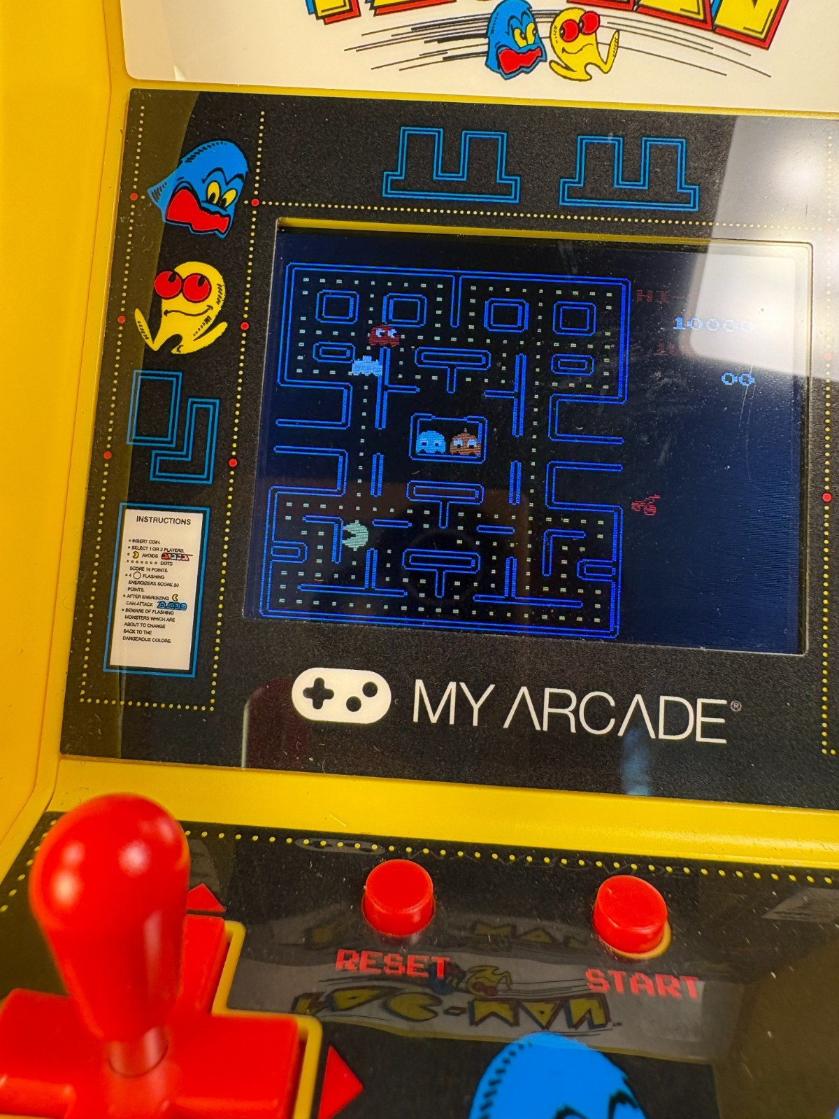 Pac-Man Mini Arcade Game. My Arcade. Batteries Included.