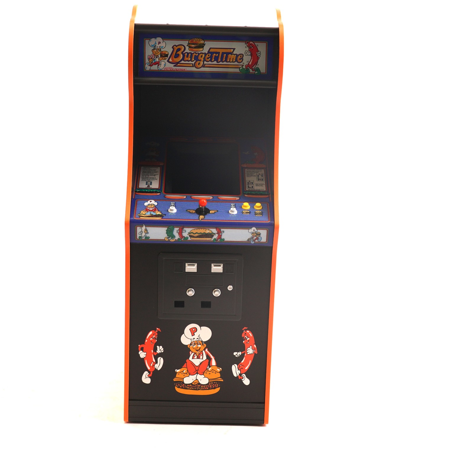 Numskull Official Data East BurgerTime Quarter Size Wooden Arcade Cabinet