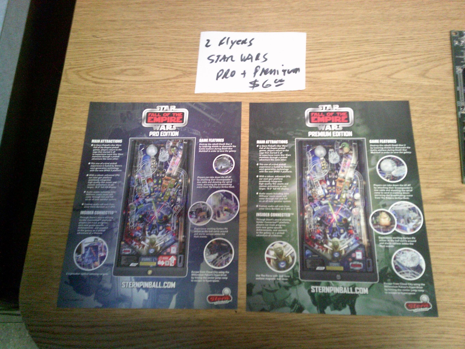 Star Wars Fall of the Empire PRO and PREMIUM Flyers…you Get Two!