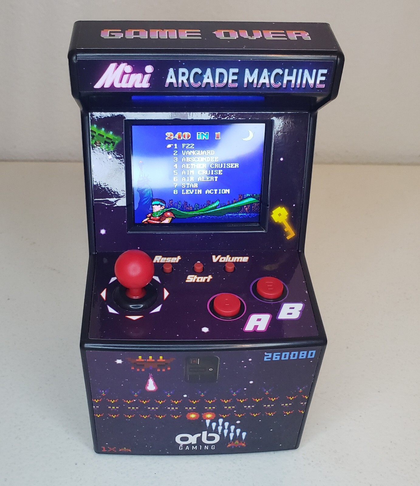 It’s A Fun Orb Gaming Game Over Mini Arcade Machine With 240 Games Tested Works