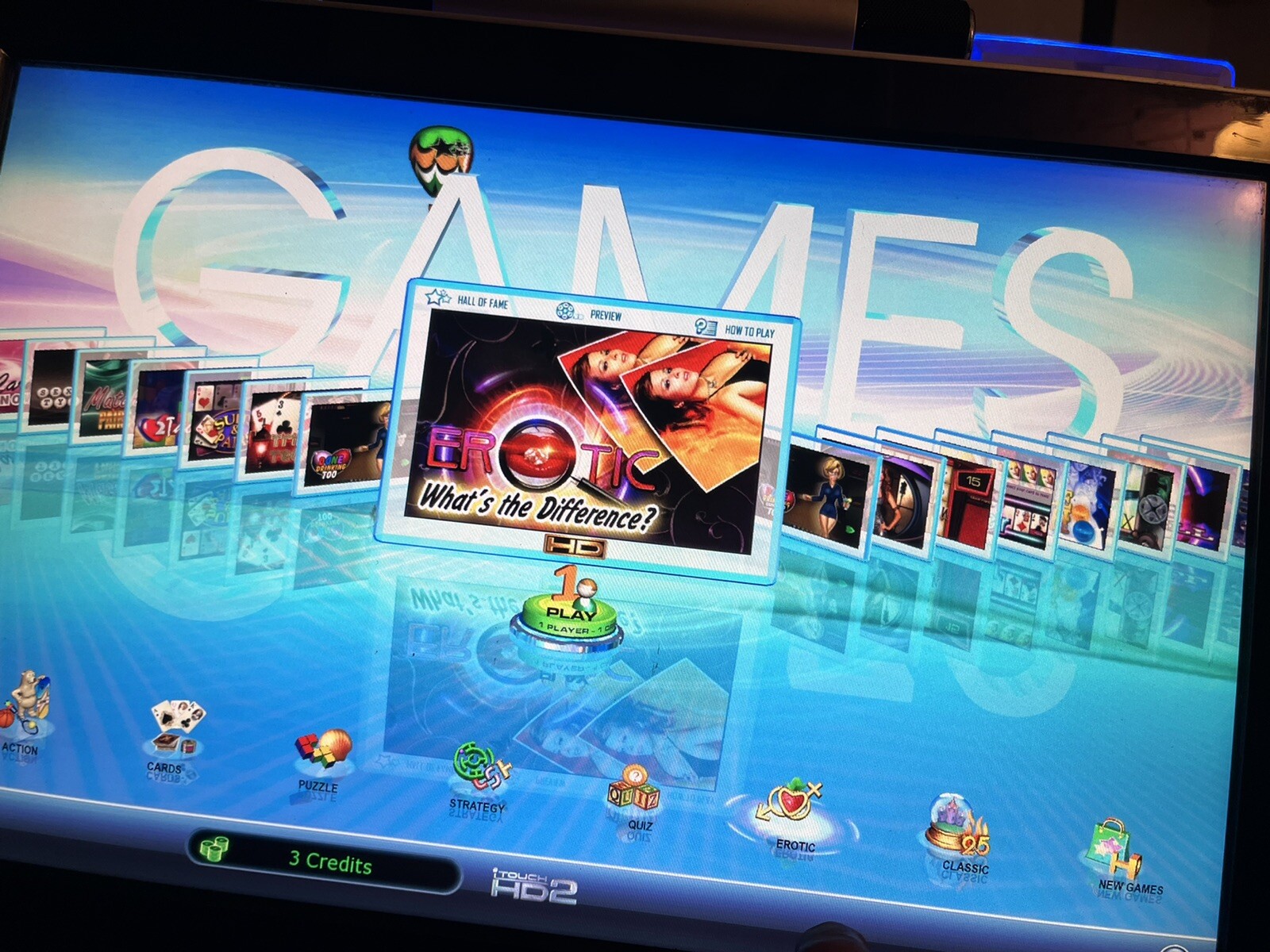 JVL Echo Touchscreen Video Bar Game